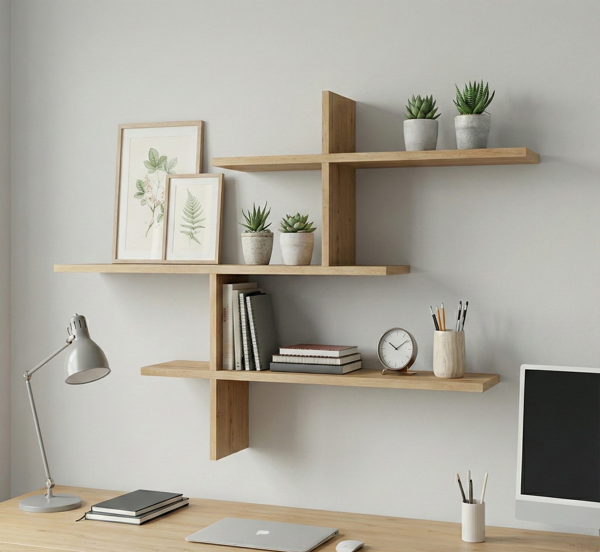 Skye Decor Wandregal modernes 3 Farbe Varianten Bücherregal & Hängeregal, viel Stauraum, Packung 1-tlg., Wandregal 123 cm breit, modernes Design