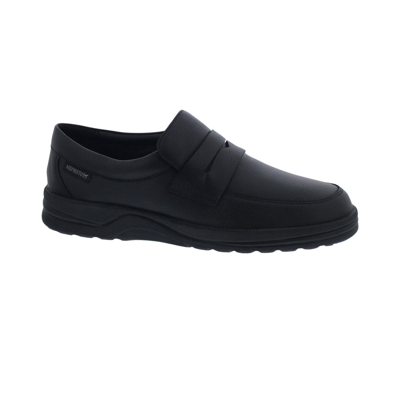 Mephisto Rayan Slipper, Vollnarben Glattleder, schwarz, AIR JET - Wec Slipper