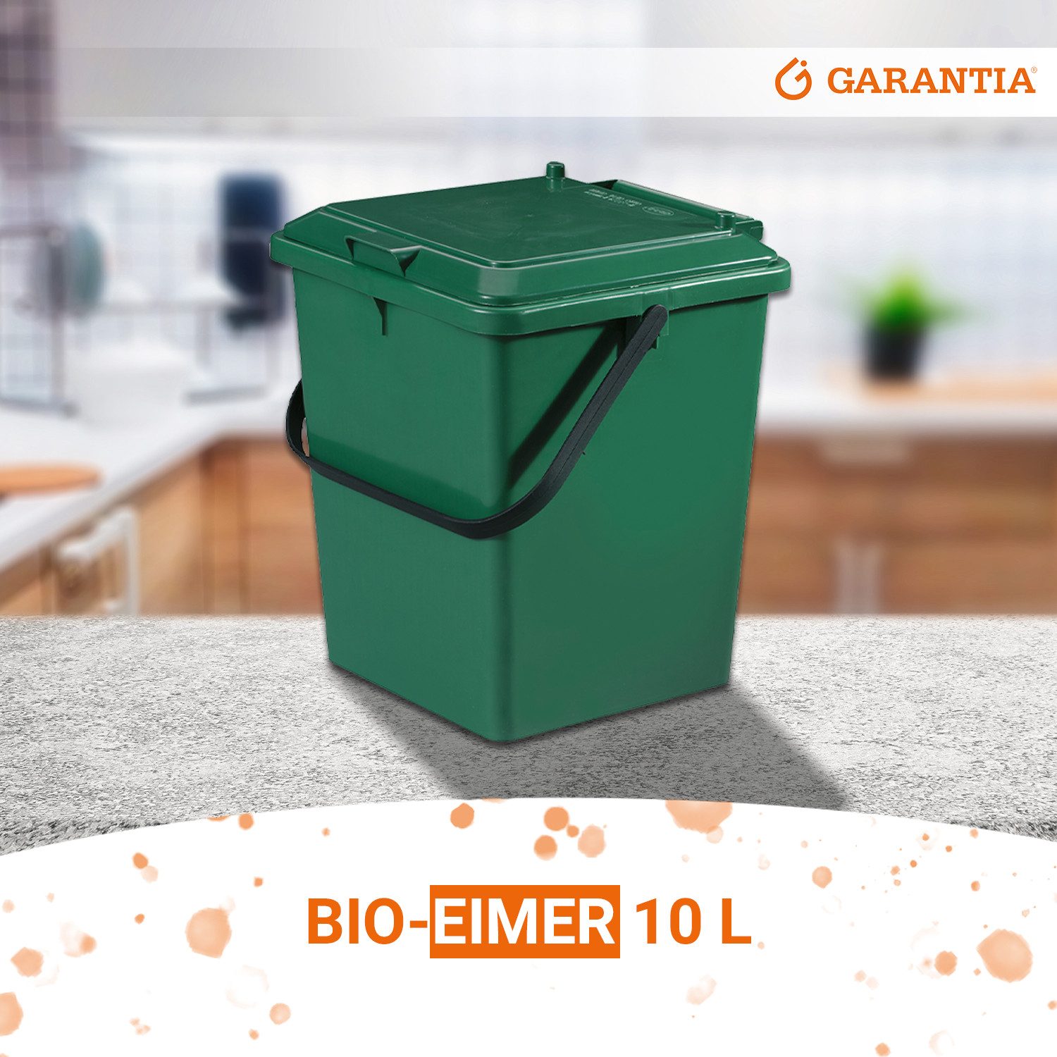GARANTIA Müllbeutel BIO-Eimer 10 Liter grün