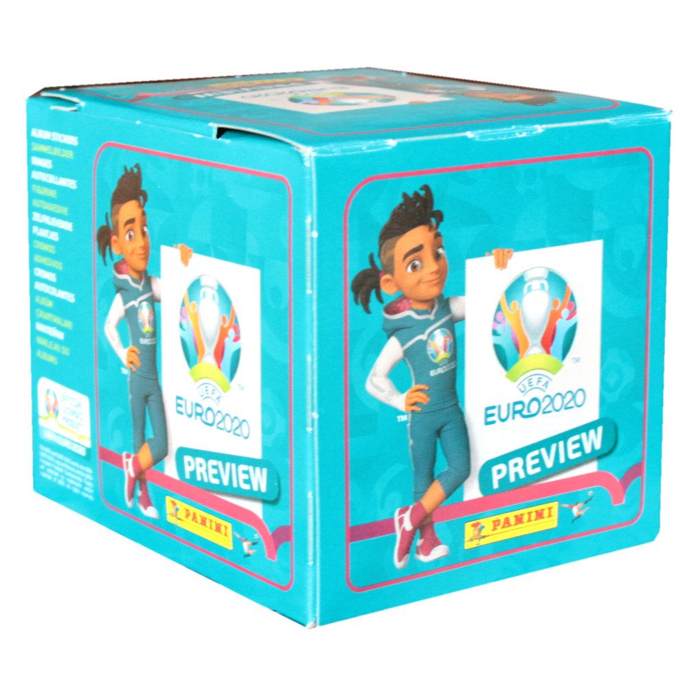 Panini Sammelkarte Panini - EURO 2020 Preview - Sammelsticker - 1 Display (60 Tüten)