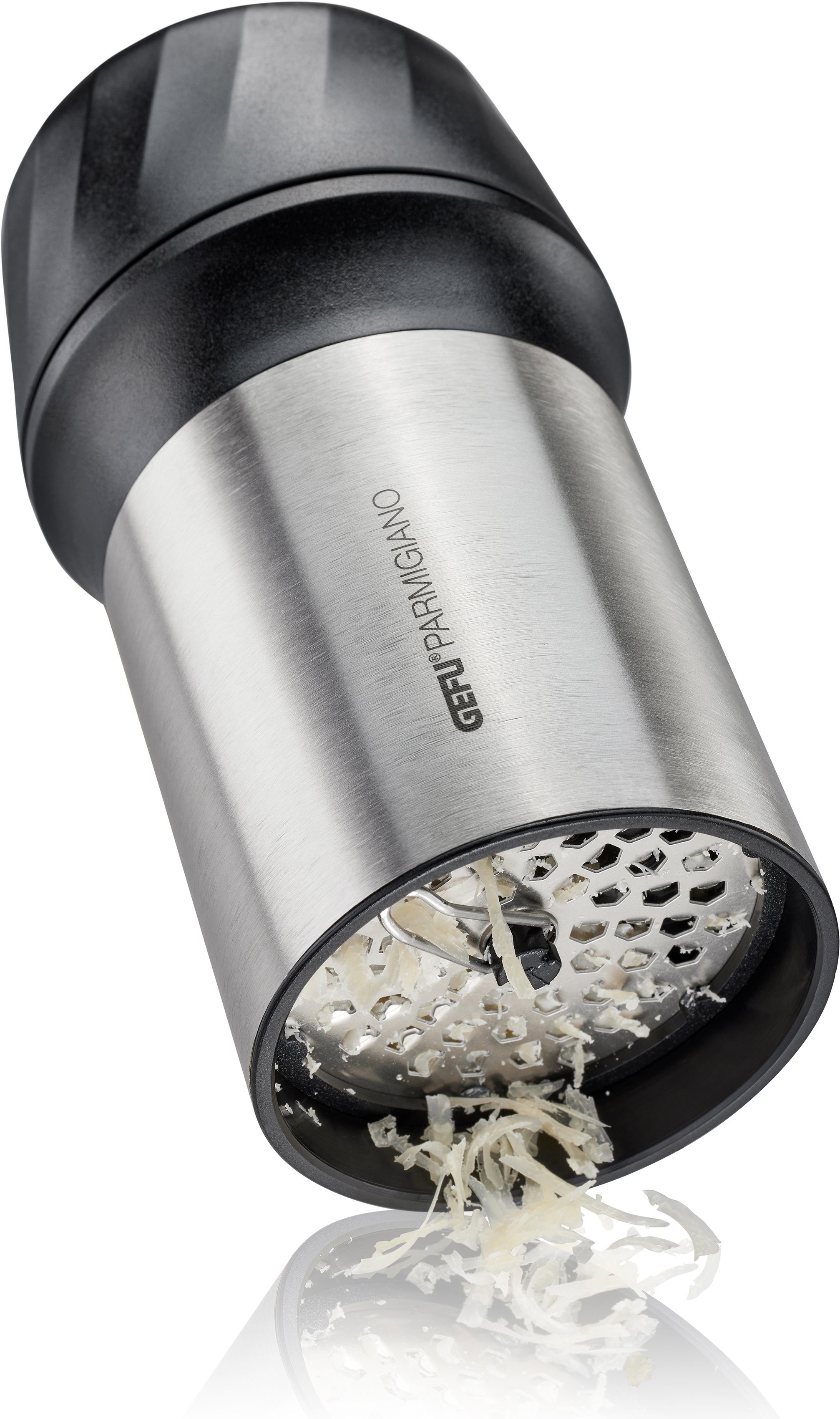 GEFU Käsereibe PARMIGIANO LASER CUT, Edelstahl, Kunststoff