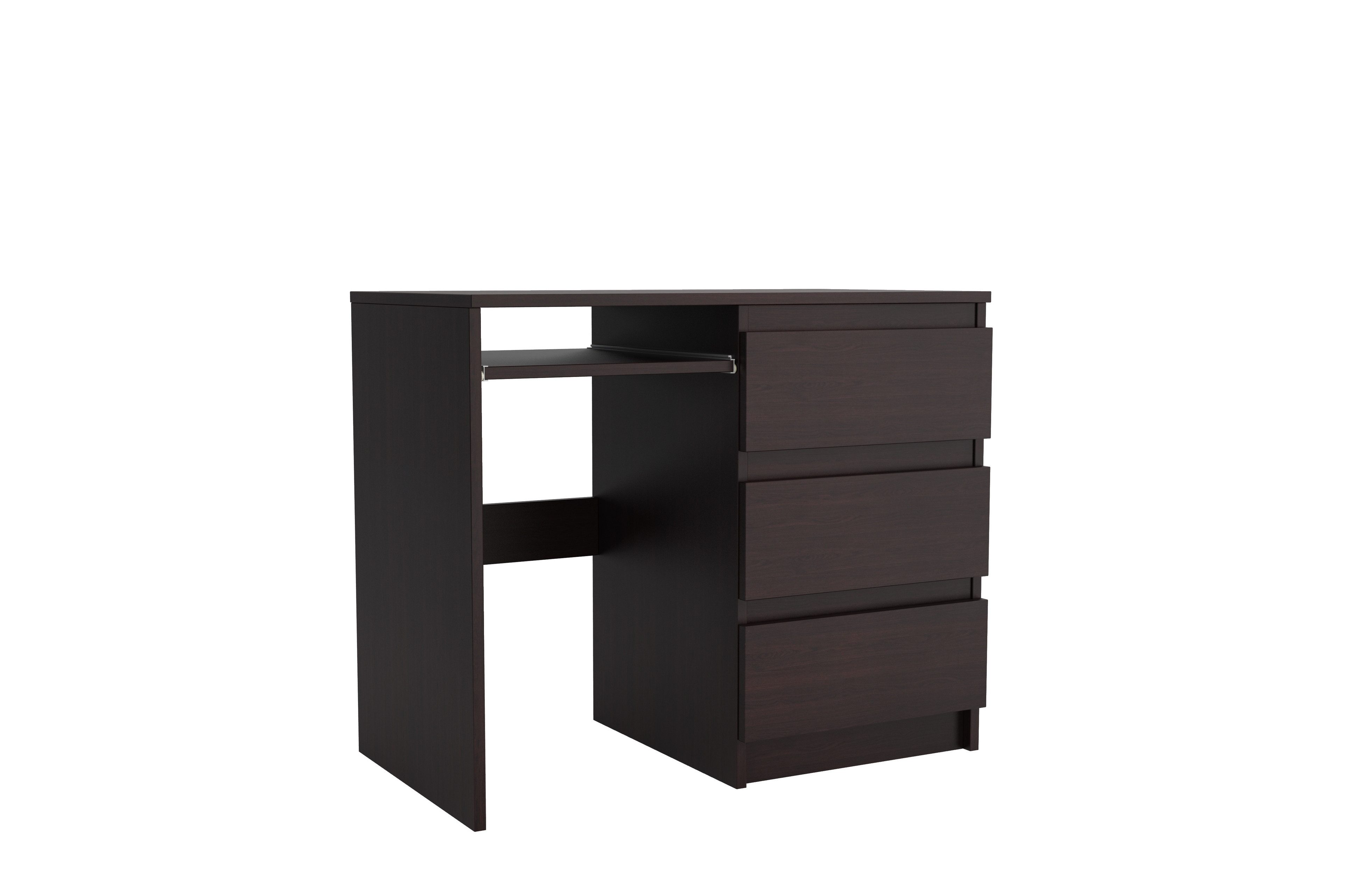 Masseno Schreibtisch Schreibtisch VALERIO 76 x 90 cm rot