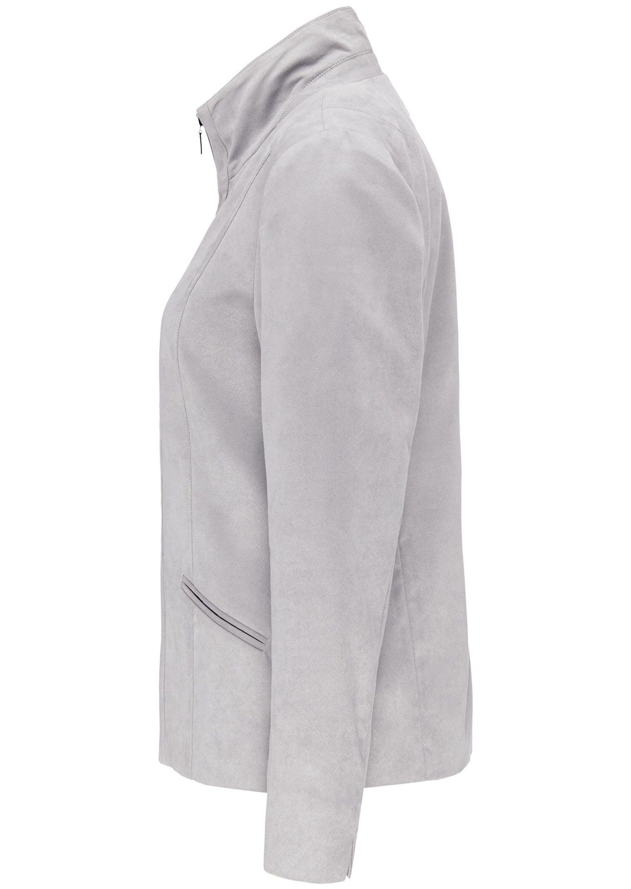 GOLDNER Outdoorjacke Pflegeleichte Lederimitatjacke