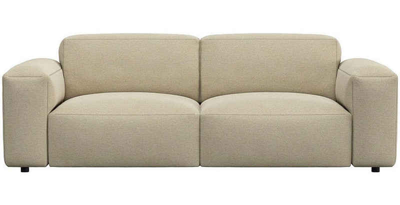 FLEXLUX 2,5-Sitzer Lucera Sofa, modern & anschmiegsam, Kaltschaum, Stahl-Wellenunterfederung