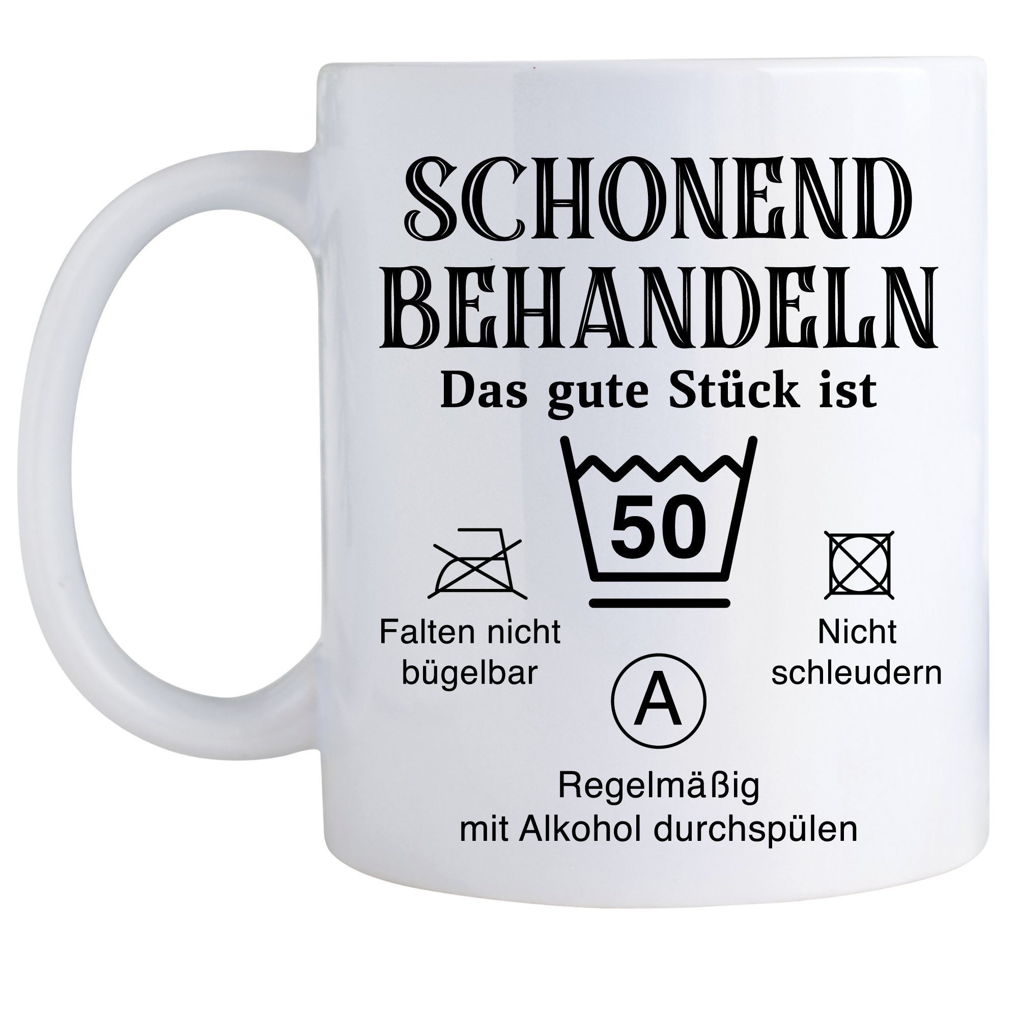 Giftandprint Tasse Runder Geburtstag 30 Geschenk 30er - 90er Geschenkidee Vater Männer, 50-tlg., Inkl. Geschenkbox, beidseitig, 30er Geburtstag, 50er Geburtstag
