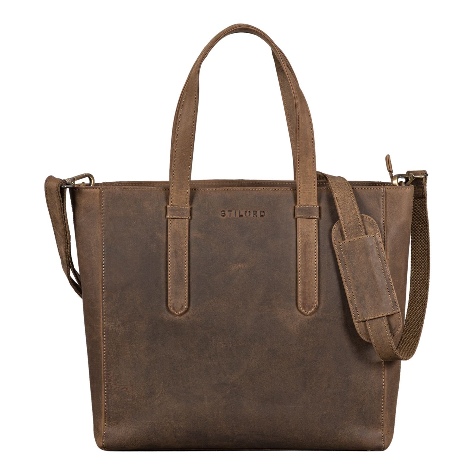 STILORD Handtasche "Rachel" Tote Bag Leder Damen