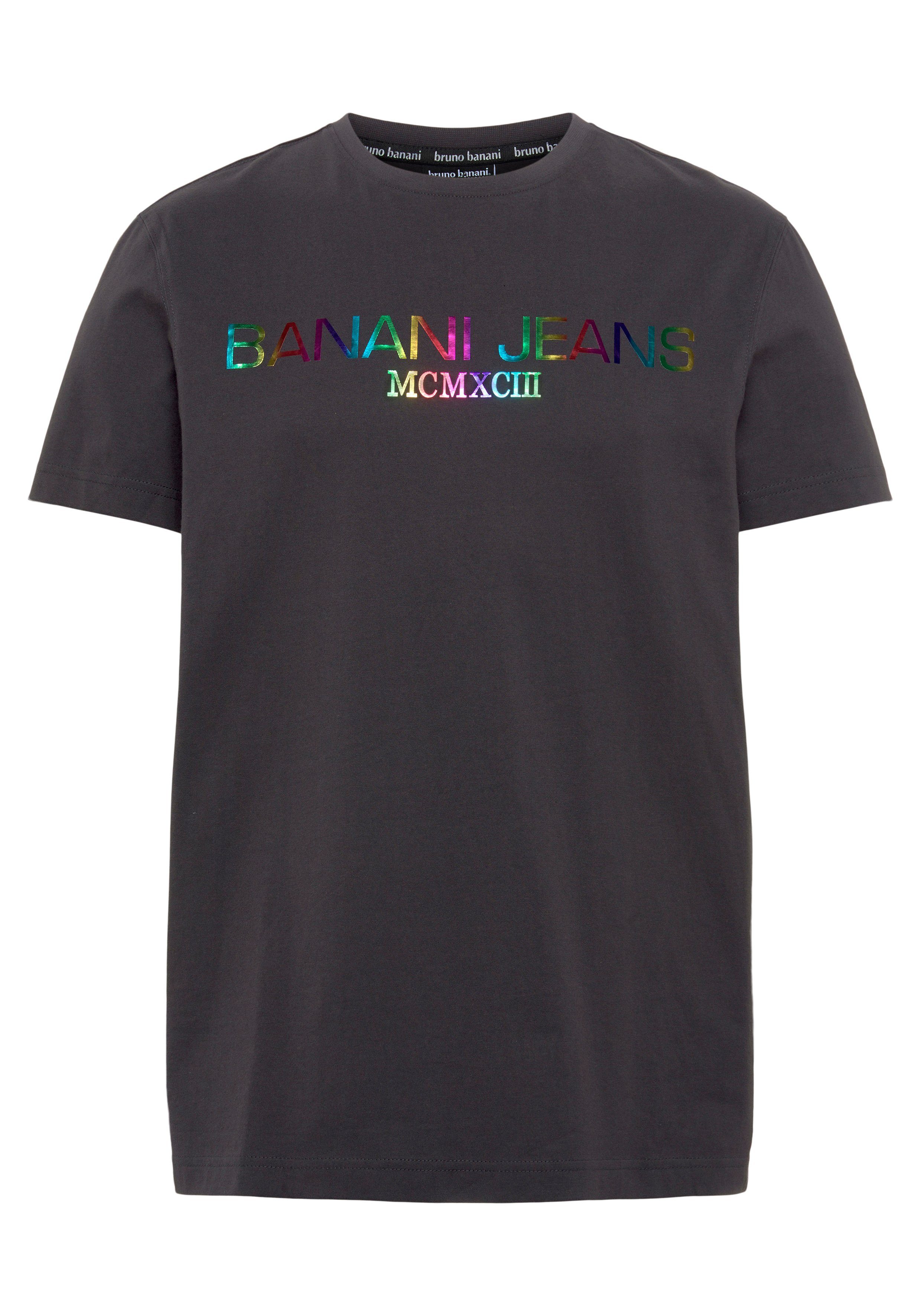 Rainbowprint Bruno Banani anthrazit mit T-Shirt