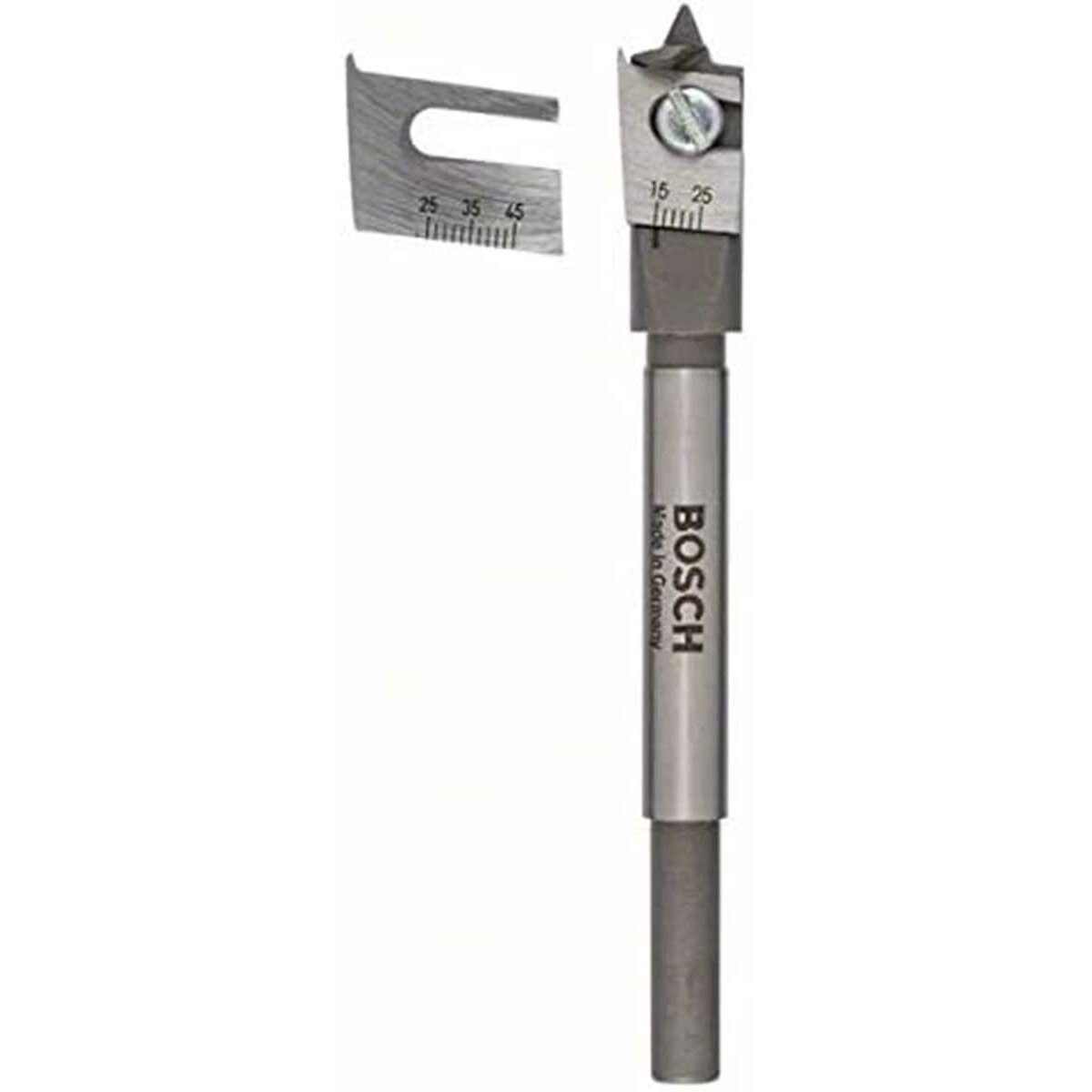 BOSCH Fräsbohrer Bosch verstellbarer Flachfräsbohrer (15-45 mm)