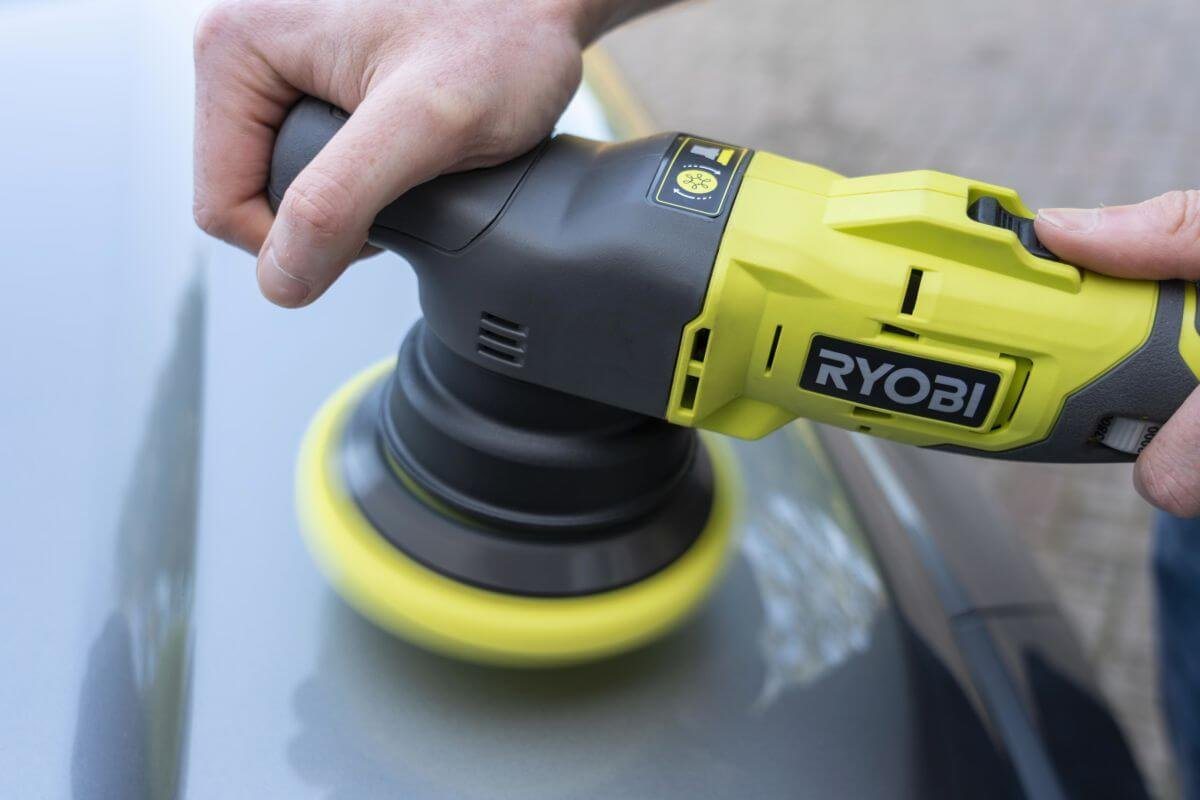 Thumbnail - Ryobi Exzenter Poliermaschine Akku Exzenter Polierer PRO ONE+ 18 V, Poliermaschine ideal für Autopfl, 3000.00 min. U/min...