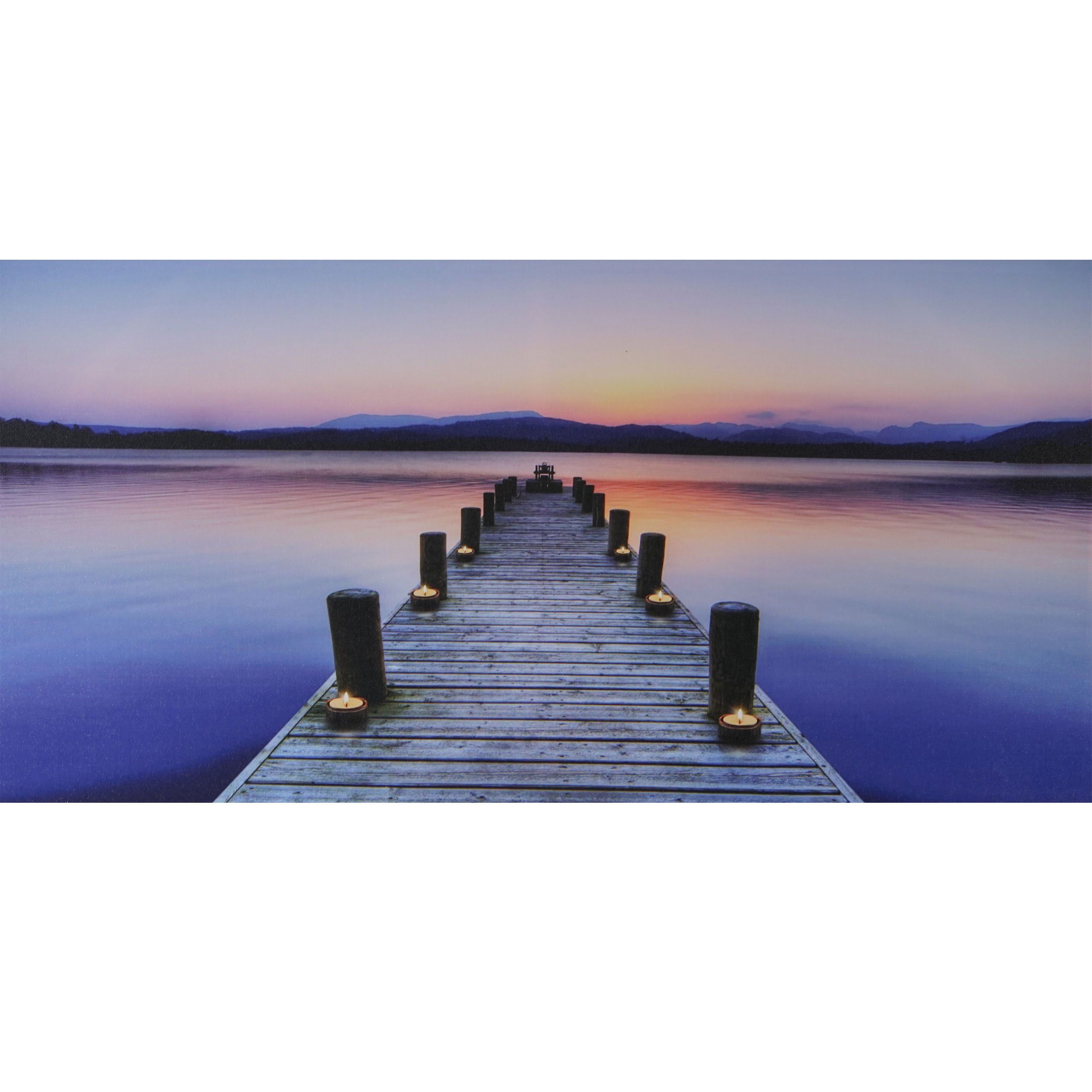 MCW LED-Bild LED-Bild-T, MVG zertifiziert, schöner Leuchteffekt, mit Timer günstig online kaufen