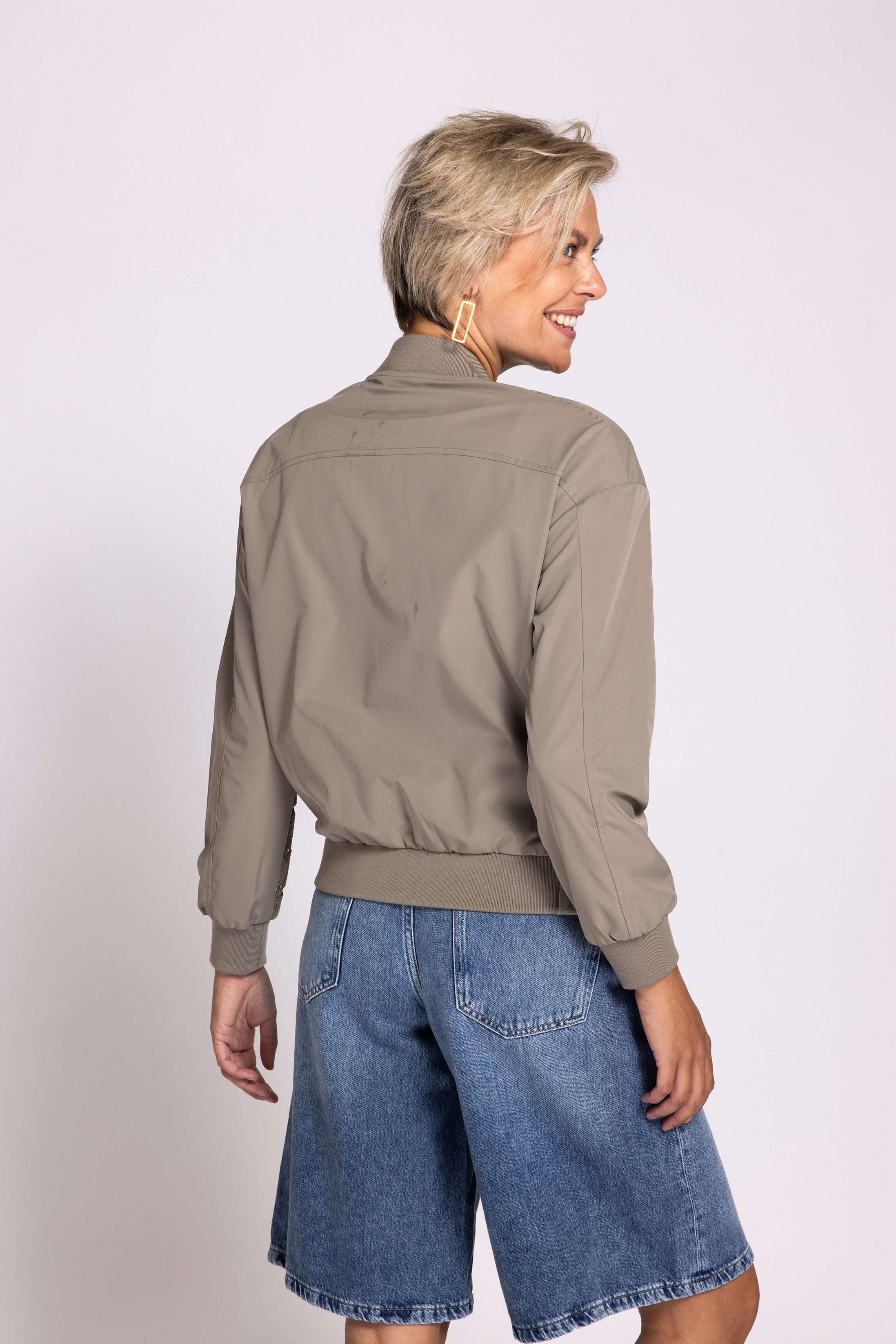 Zhrill Blouson ZHBELL mit gestrickter-gehäkelter Front