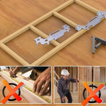 Rutaqian Gelenkbolzenschelle Rahmenwerkzeuge – Präzisions- On-Center Framing Tool, (für Heimwerker-Projekte), Rahmen abstandswerkzeug, genau,für Wände, Dächer, Böden oder Leitern