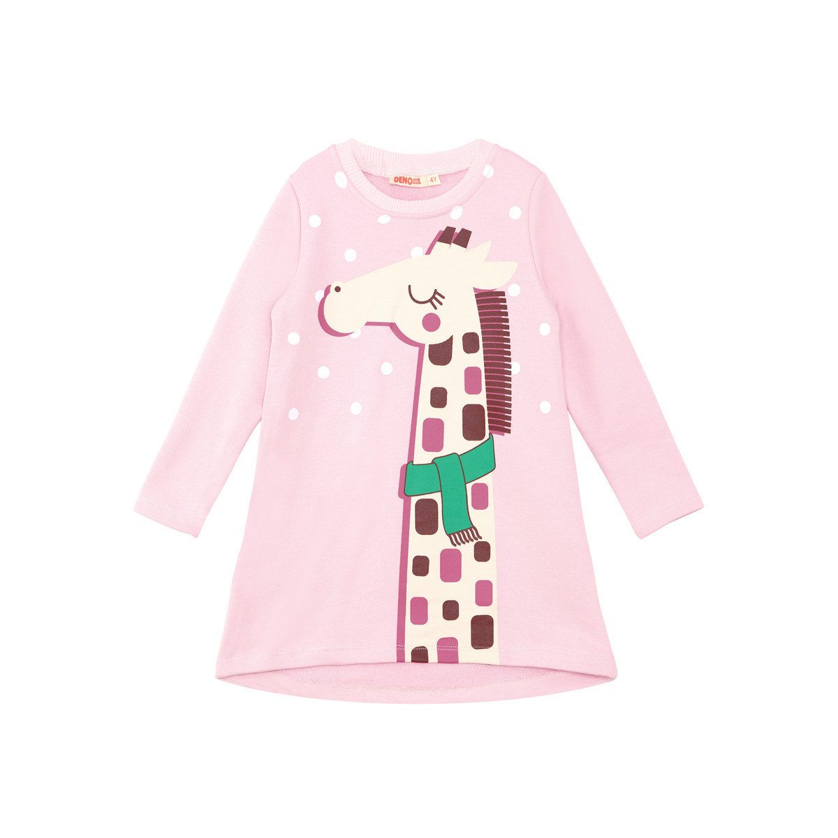 Denokids Midikleid Giraffe Mädchen (1-tlg) Bekleidung, Outfit, Dress, Robe, Midikleid