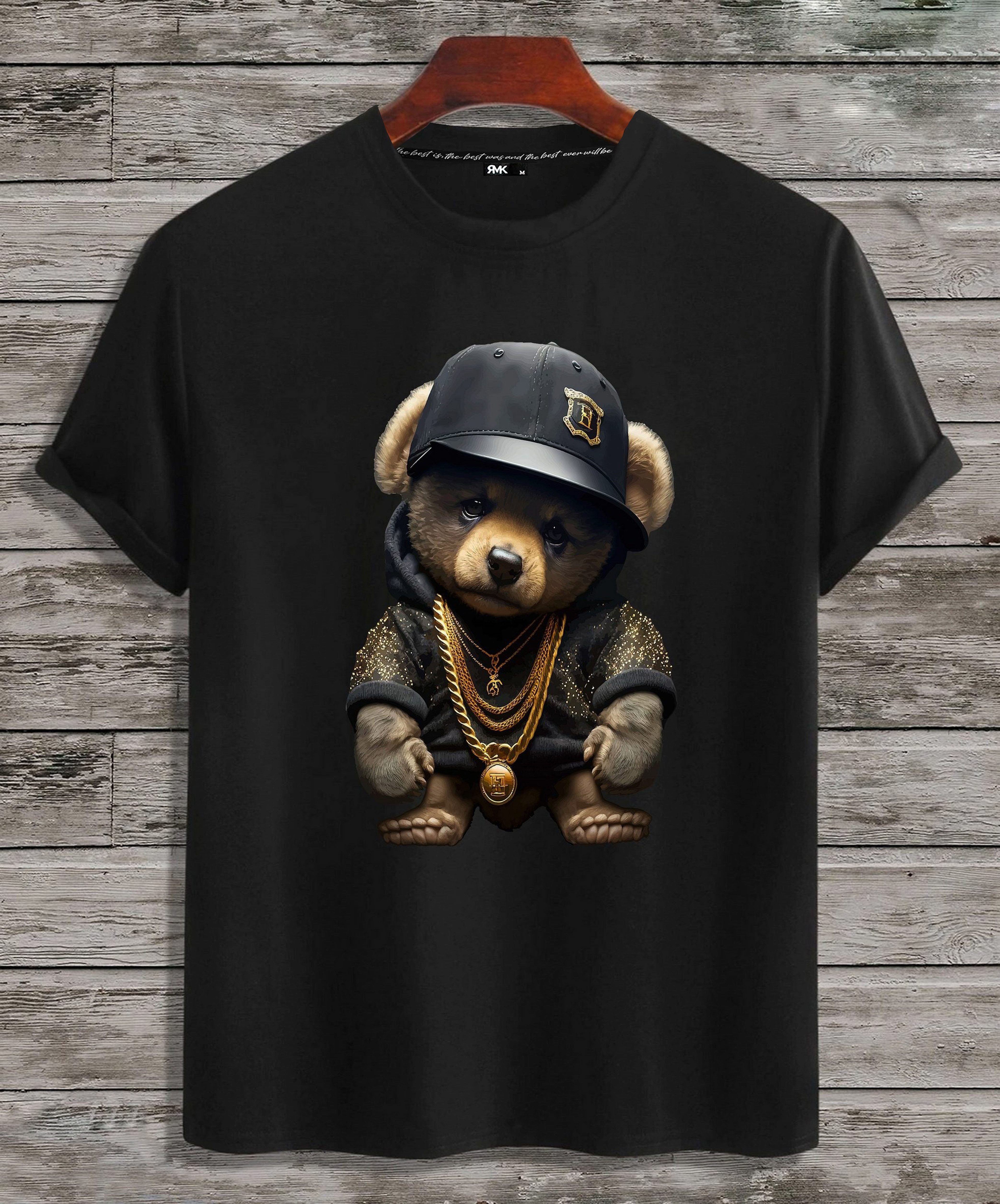 T-Shirt Herren Shirt Sommer Teddybär Bär Bear