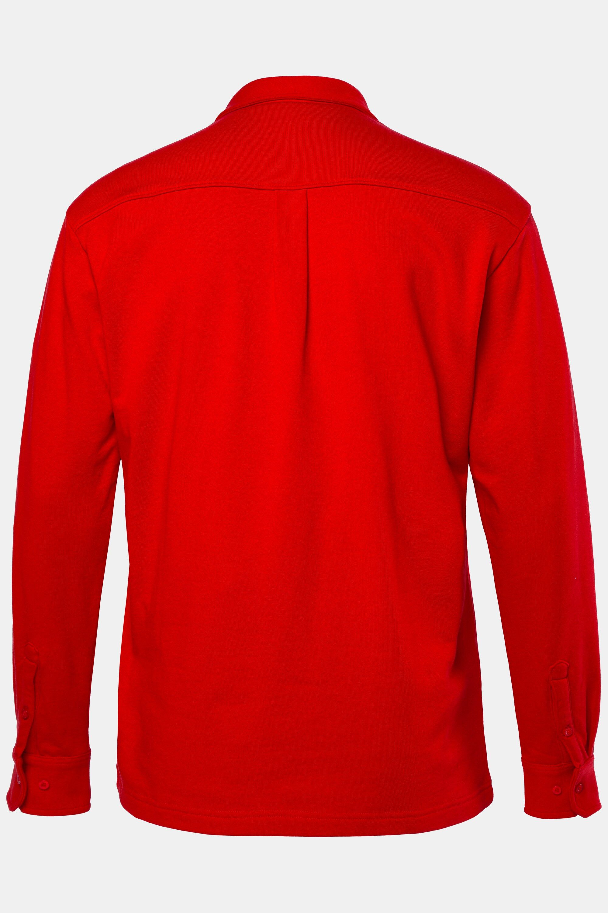 Men Plus Businesshemd Sweathemd Langarm Kentkragen Modern Fit