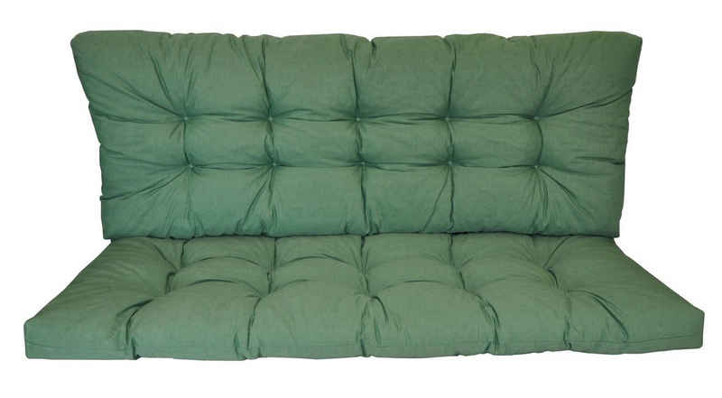 Rattani Sitzkissen Polster Kissen für Hollywoodschaukel 5 Größen dunkelgrün