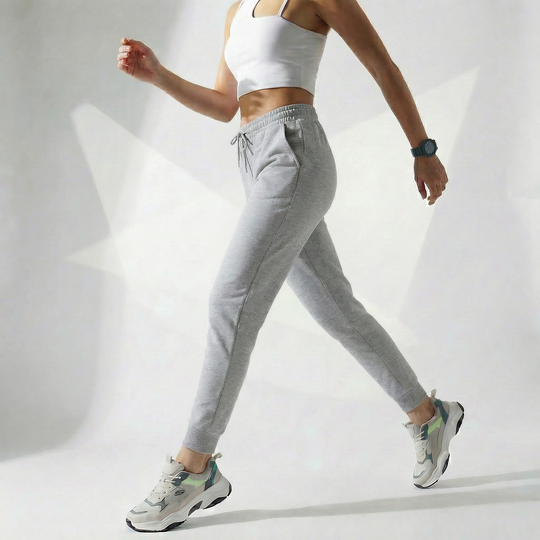 R-CAMP Sweathose Jogginghose Damen Slim Fit Freizeithose Frauen (1-tlg) Bau günstig online kaufen