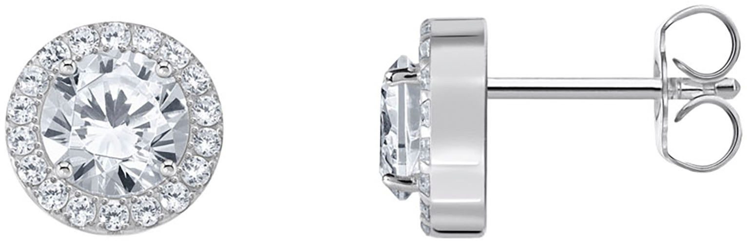 THOMAS SABO Paar Ohrstecker Schmuck Silber 925 Ohrringe Halo, mit Zirkonia (synth)