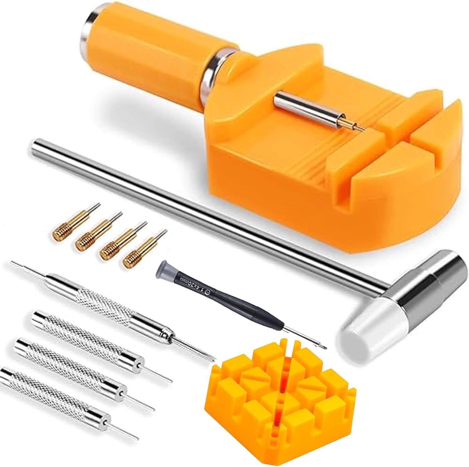 FELIXLEO Uhrenring Uhrenarmband-Reparatur-Werkzeugset, Uhrmacherwerkzeuge für Uhrenstifte, (1-tlg)