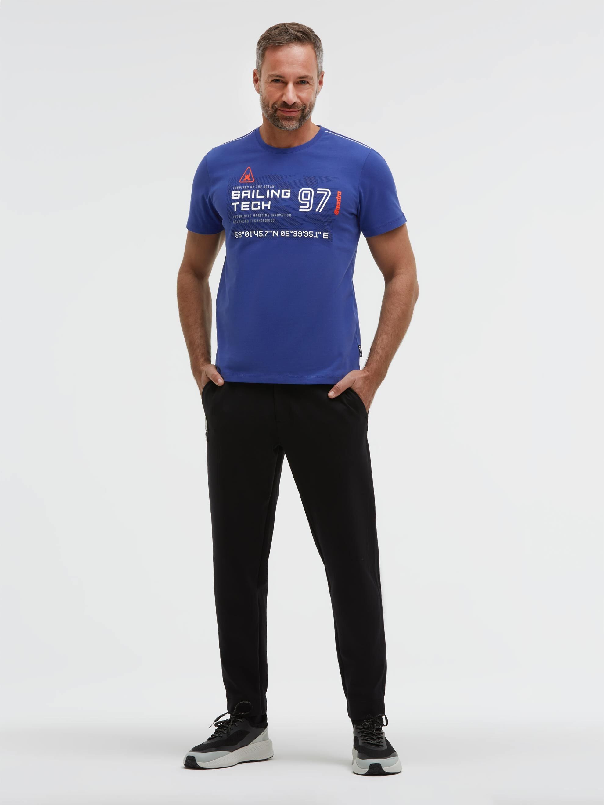 Gaastra Rundhalsshirt mit Kontrastnähten