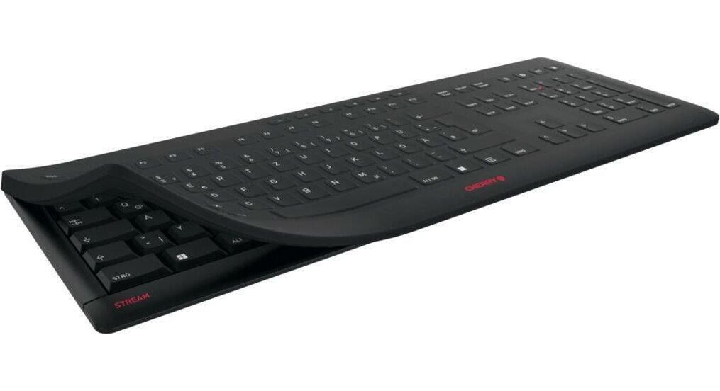 Cherry Cherry Stream Protect Keyboard schwarz, USB, DE - Tastatur