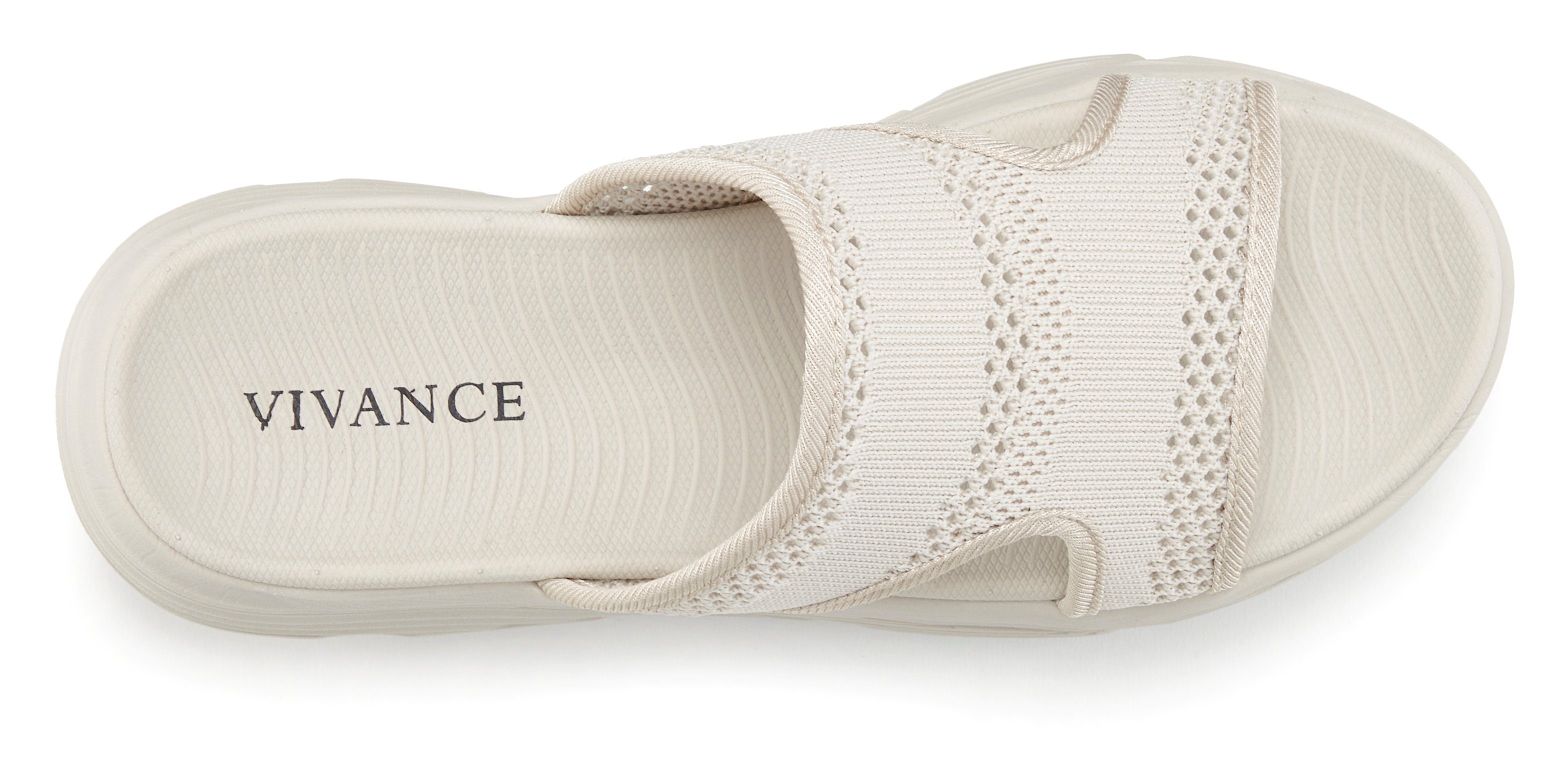 Vivance by Lascana Sommerschuh, offener Schuh, Sandale, Mule, Pantolette mit modischer Chunky-Sohle VEGAN – Bild 4 von 5