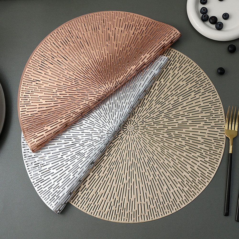 XDeer Tischdecke 4 stück Tischset, Platzset Rund/Rechteck,Tischsets Abwasch günstig online kaufen