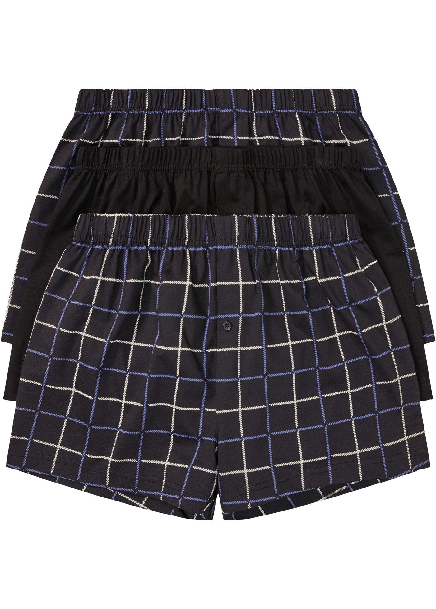 bonprix Boxer (Packung, 3-St., 3) Lockere Jersey Боксерські чоловічі труси, боксерки aus Baumwolle (3er Pack)
