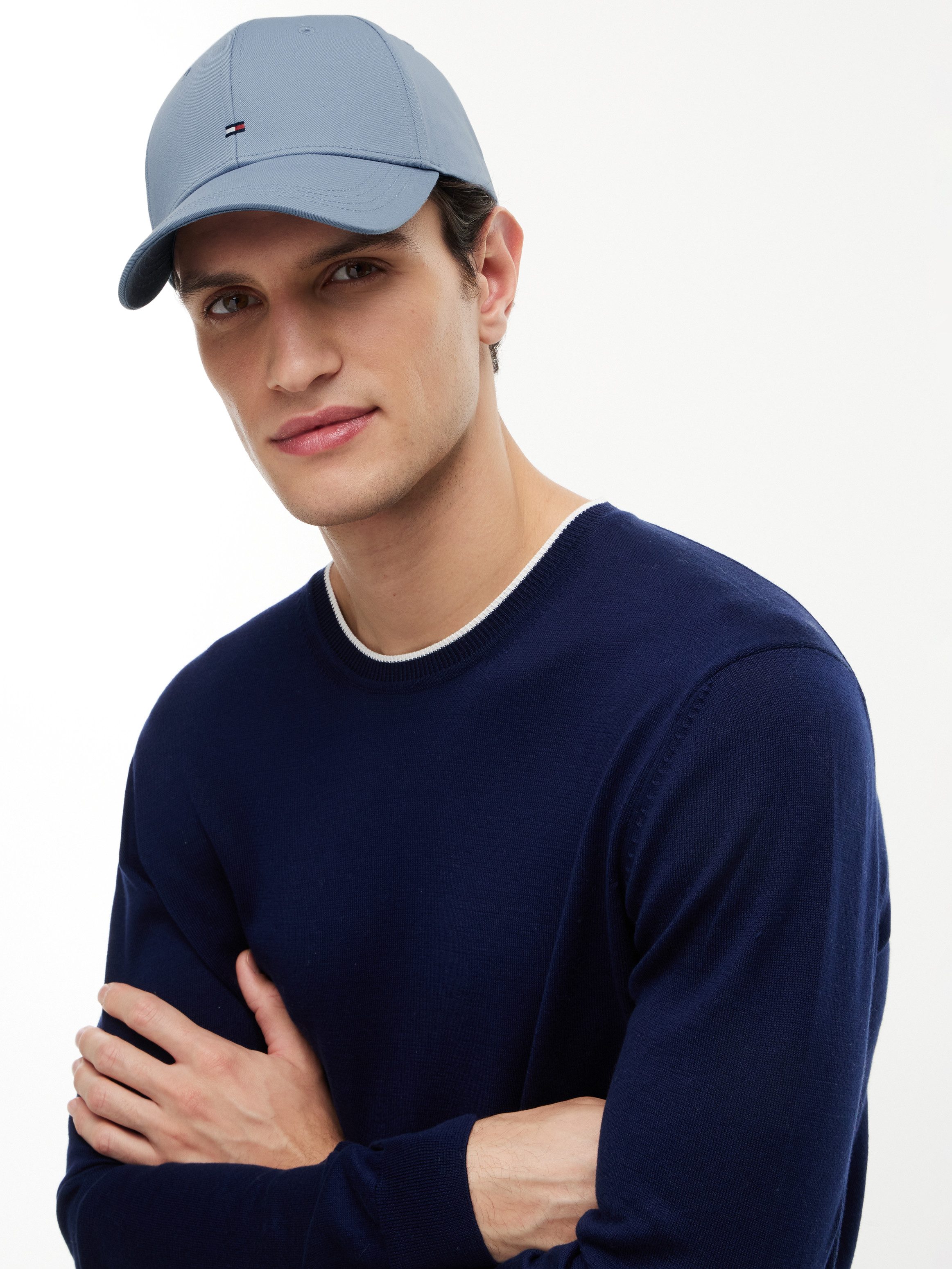 Tommy Hilfiger Baseball Cap TH FLAG COTTON 6 PANEL CAP Klemmverschluss, Logoprägung UNISEX