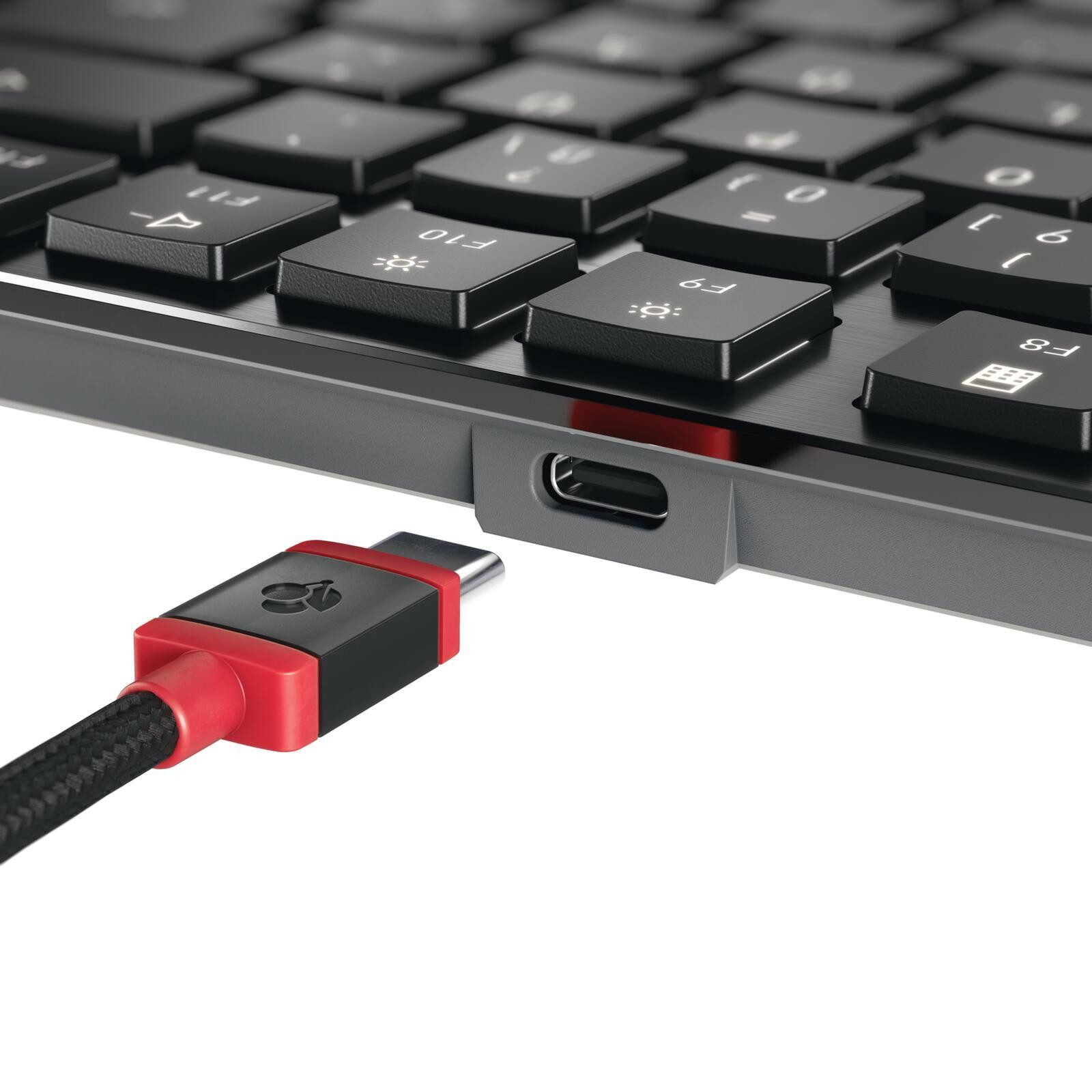 CHERRY KW X ULP 2.0 Mini Wireless Tastatur DE TKL 75% sw – Bild 3 von 5