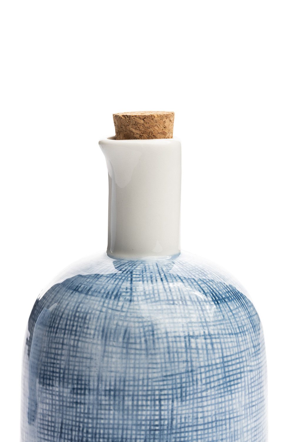 Tranquillo Vorratsdose ESSIGFLASCHE CLASSIC 400 ML, Porzellan, Essigflasche mit Korken