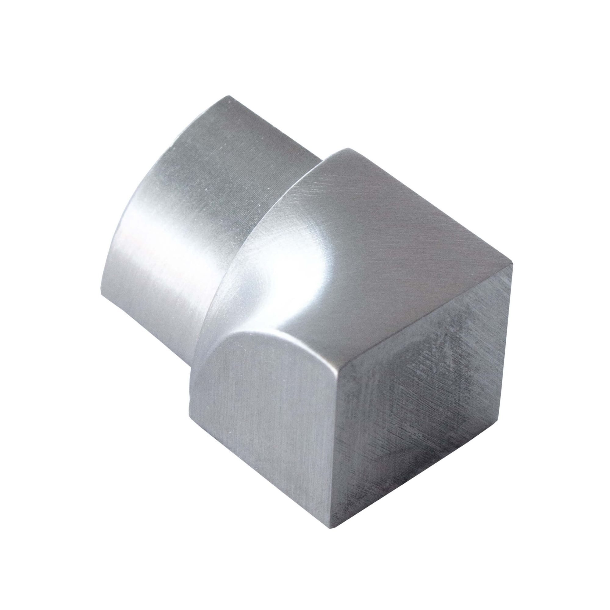 Dalsys Profil Inneneck für Fliesenschiene (12,5mm Gebürstet, 1-St), aus Edelstahl Viertelkreisprofil, Fliesenprofil
