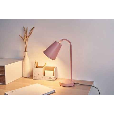 Pauleen Schreibtischlampe True Shine, ohne Leuchtmittel, E14, Metall Ros