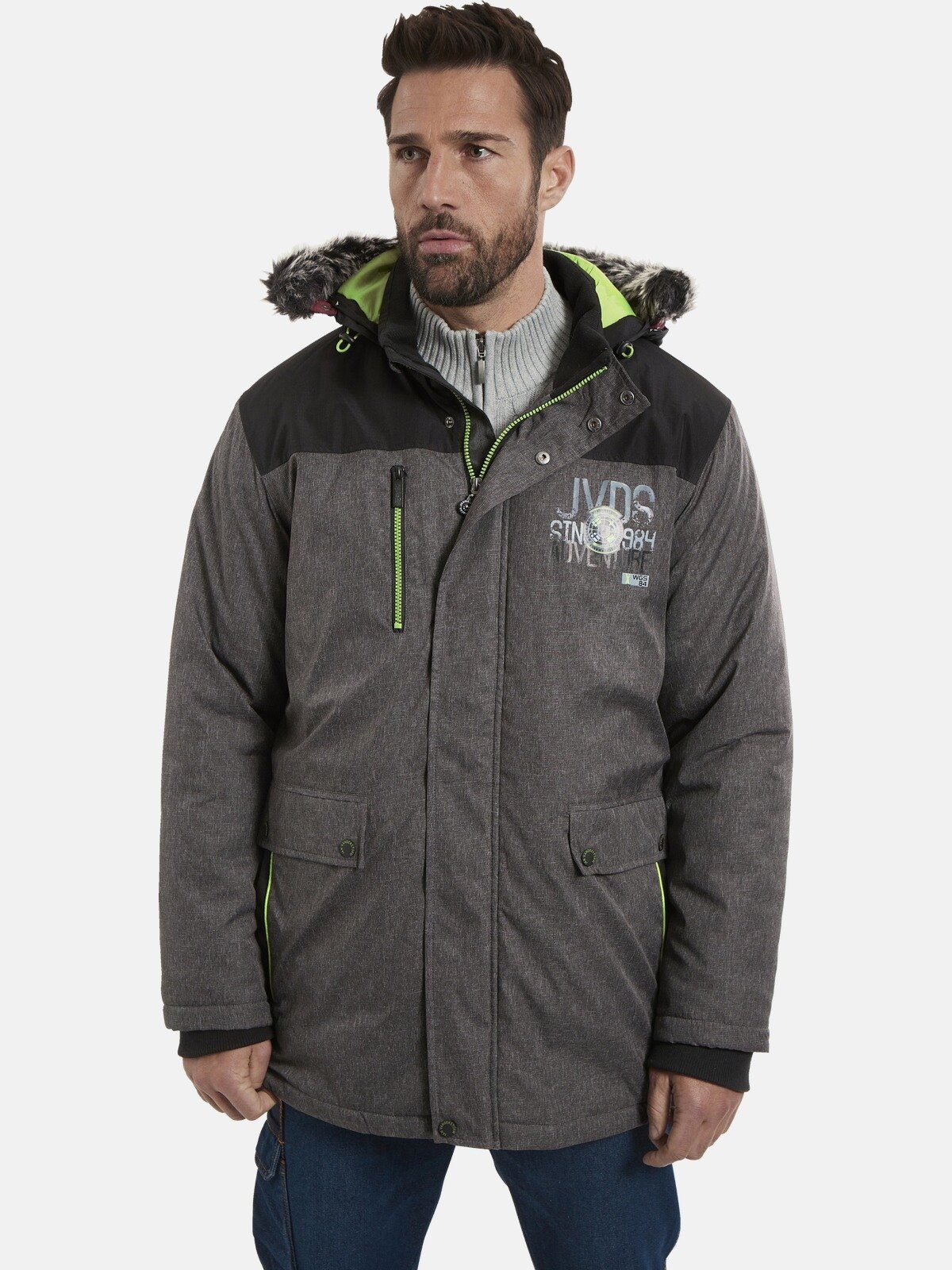 Jan Vanderstorm Outdoorjacke MALKOLM mit abnehmbarer günstig online kaufen