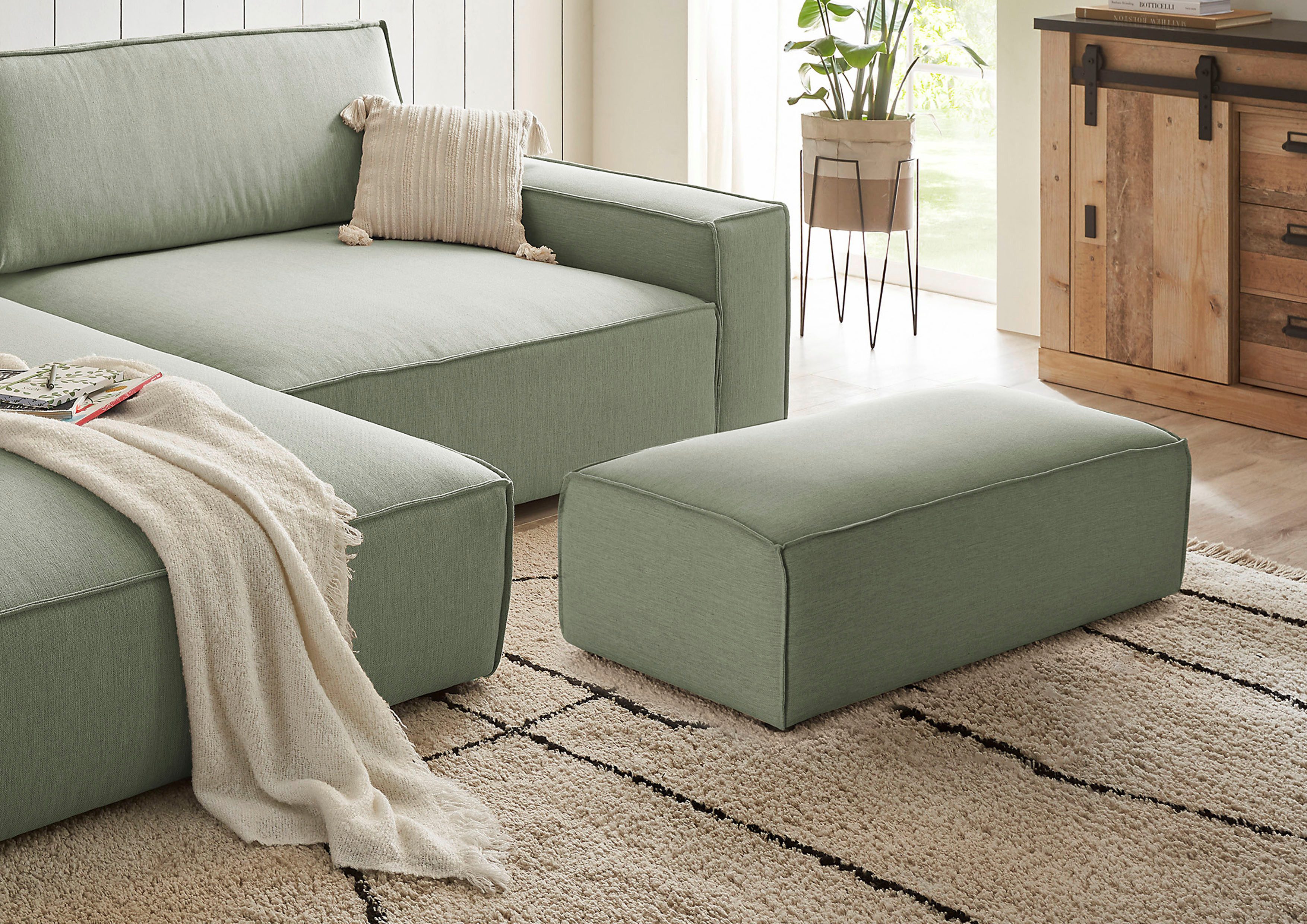 Home affaire Hocker NEU: SHERWOOD XXL, günstig online kaufen