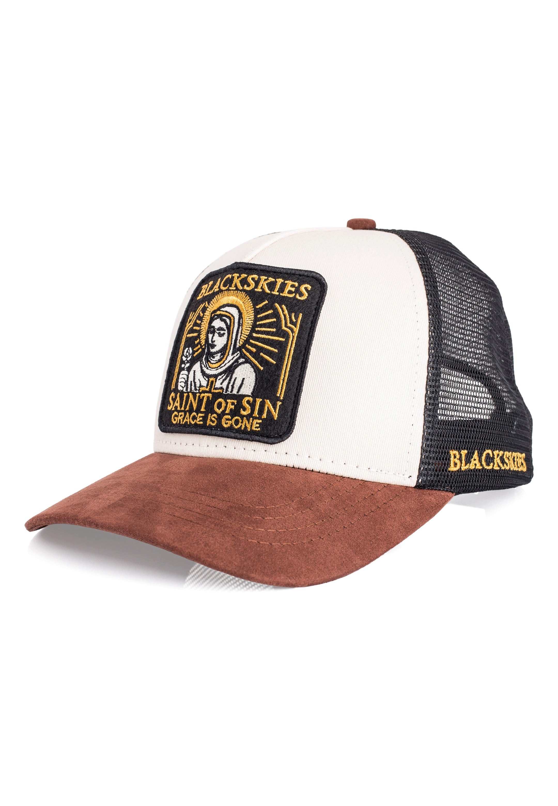 Blackskies Baseball Cap Saint of Sin Trucker Cap