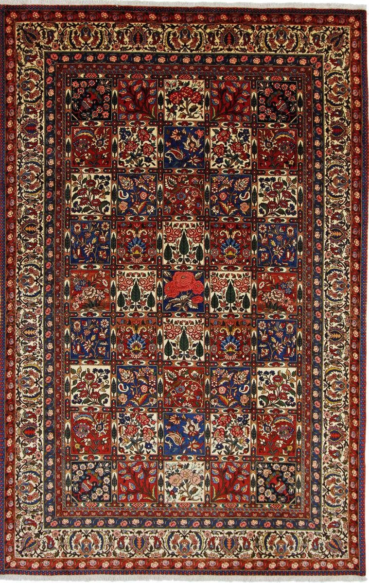 Orientteppich Bakhtiar Alt Baba Heydar 202x313 Handgeknüpfter Orientteppich, Nain Trading, rechteckig, Höhe: 12 mm