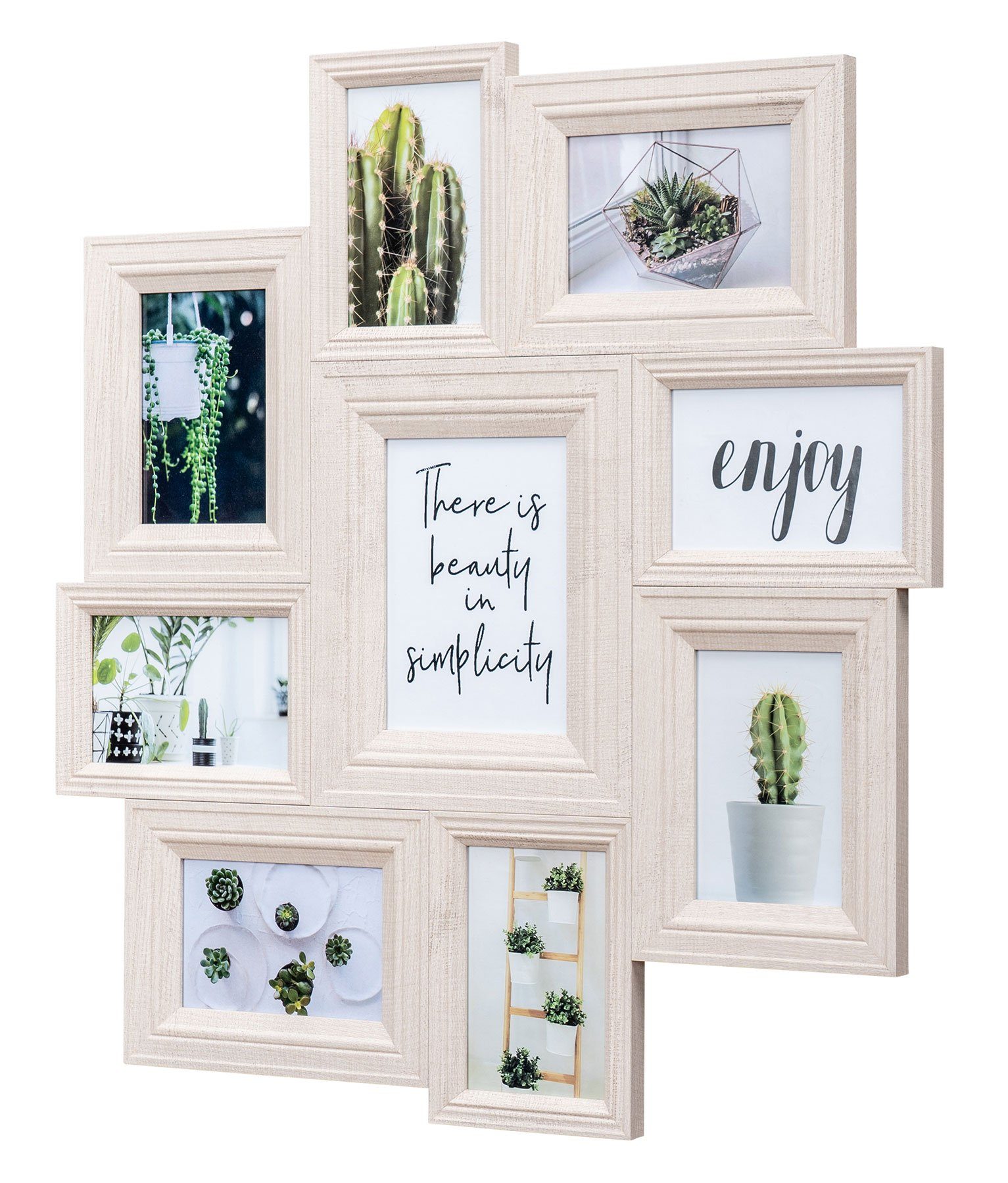 Levandeo® Bilderrahmen Collage, Bilderrahmen 9 Fotos günstig online kaufen