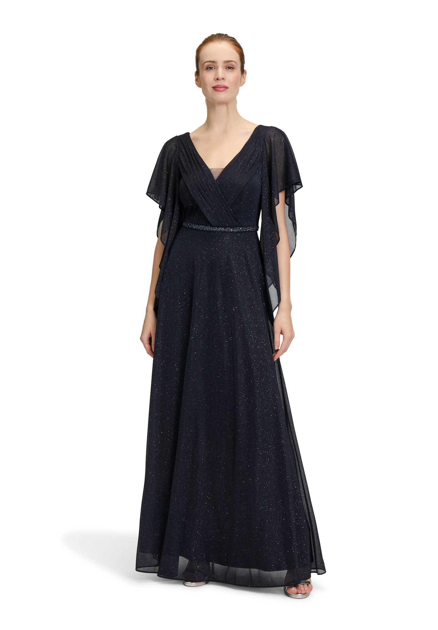 Vera Mont Abendkleid "Vera Mont Damen Abendkleid im Glitzer-Look", Raffung günstig online kaufen