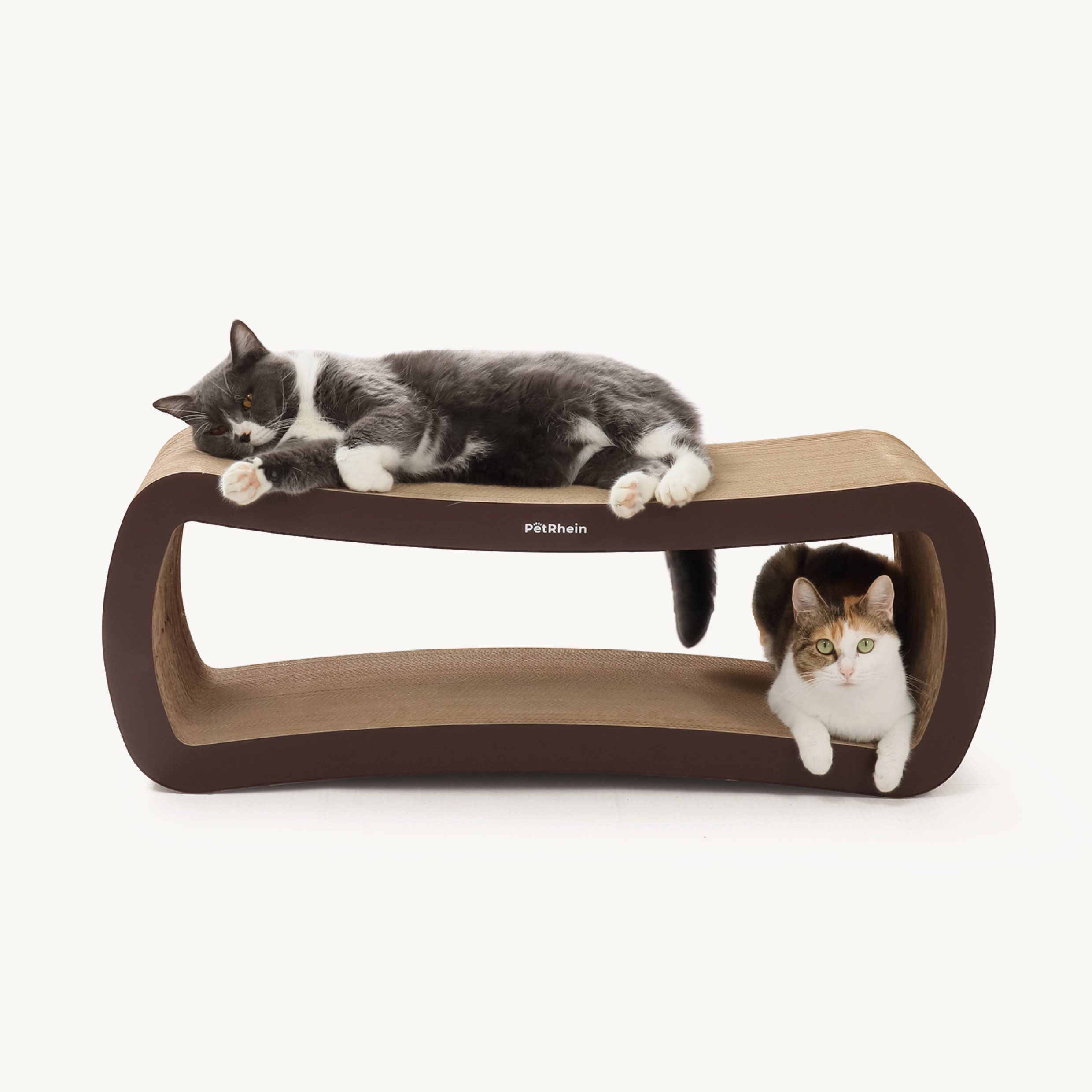 PetRhein Kratzpappe Ascent Paw Series, (Enthält 2 Kratzpappen), Set aus zwei Teilen, BxLxH: 27x86x32 cm