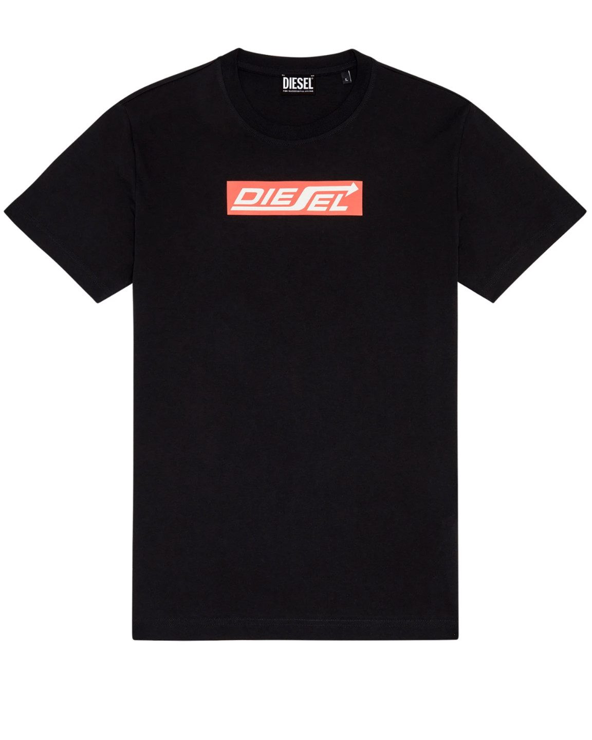 Diesel Rundhalsshirt Slim Fit Logo Shirt günstig online kaufen