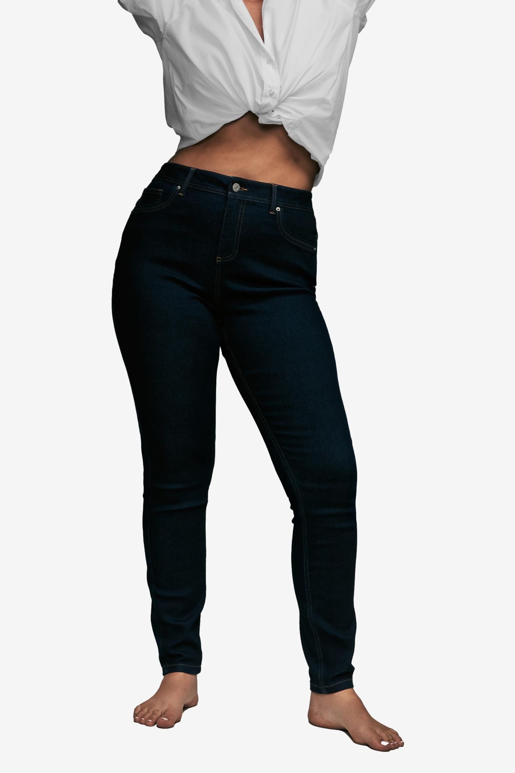 Next Skinny-fit-Jeans Superweiche Skinny Jeans Sanduhrform (1-tlg)