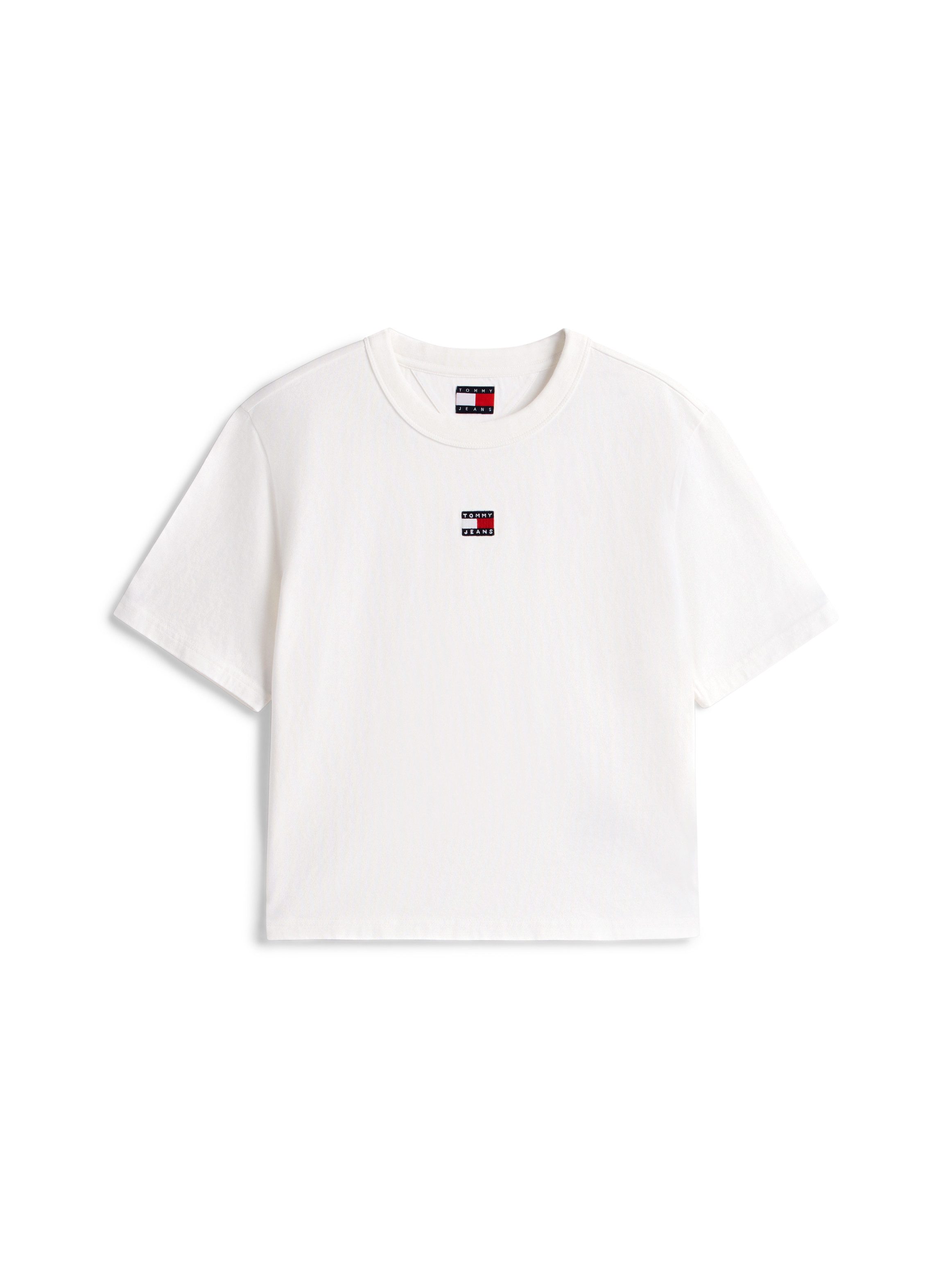 Tommy Jeans Kurzarmshirt TJW BXY BADGE TEE EXT Baumwolle, Boxy Fit – Bild 5 von 5