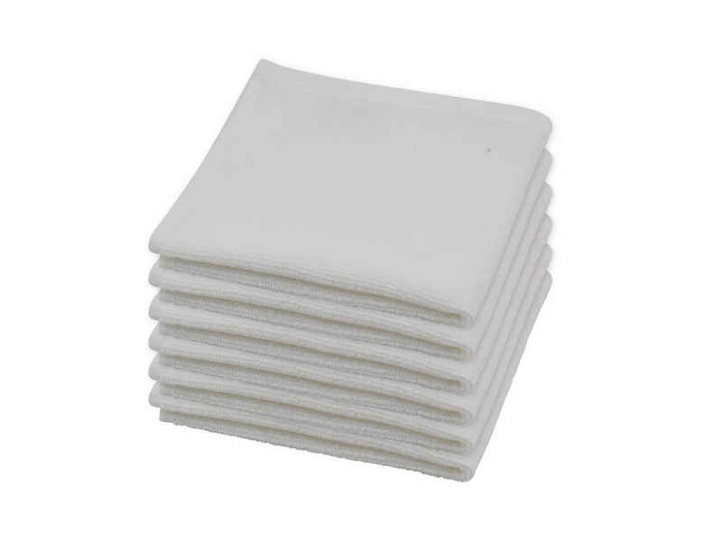 Sensepura Seiftuch Seiftuch 30x30 cm 6 Stück weiß Waschlappen, Baumwolle (Set, 6-St), praktisches Accessoire für Ihr Badezimmer Gästebad