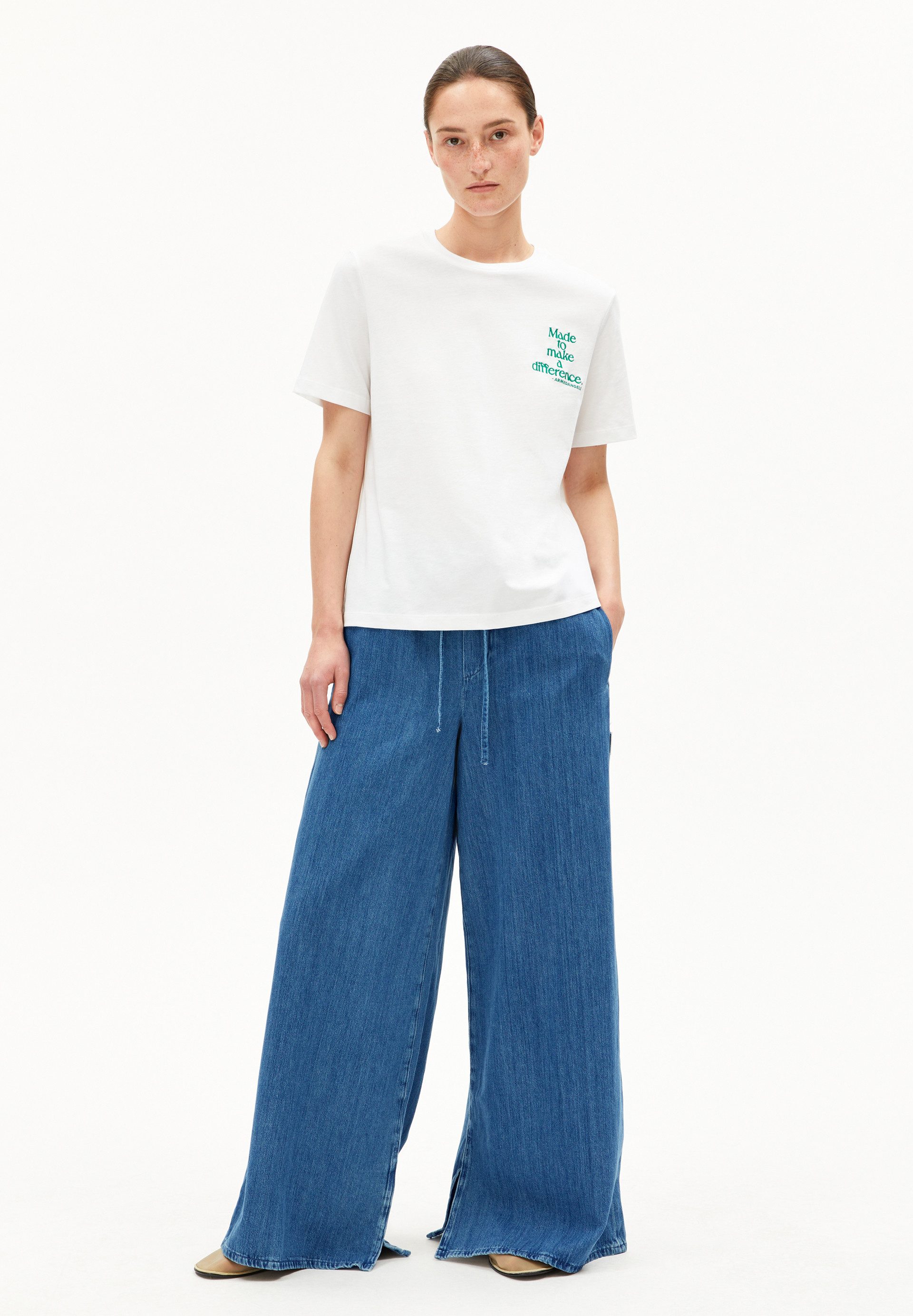 Armedangels T-Shirt LUALAA DIFFERENCE T-Shirt aus Bio-Baumwolle Regular Fit günstig online kaufen