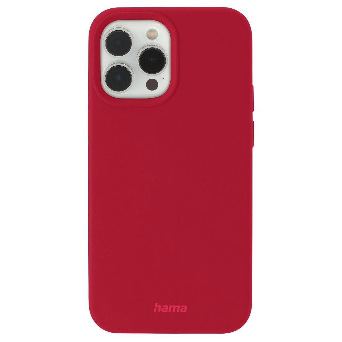 Feel Cover PRO Smartphone-Hülle Finest MagCase Hama f. iPhone Smartphonehülle Apple 14 Pro rot