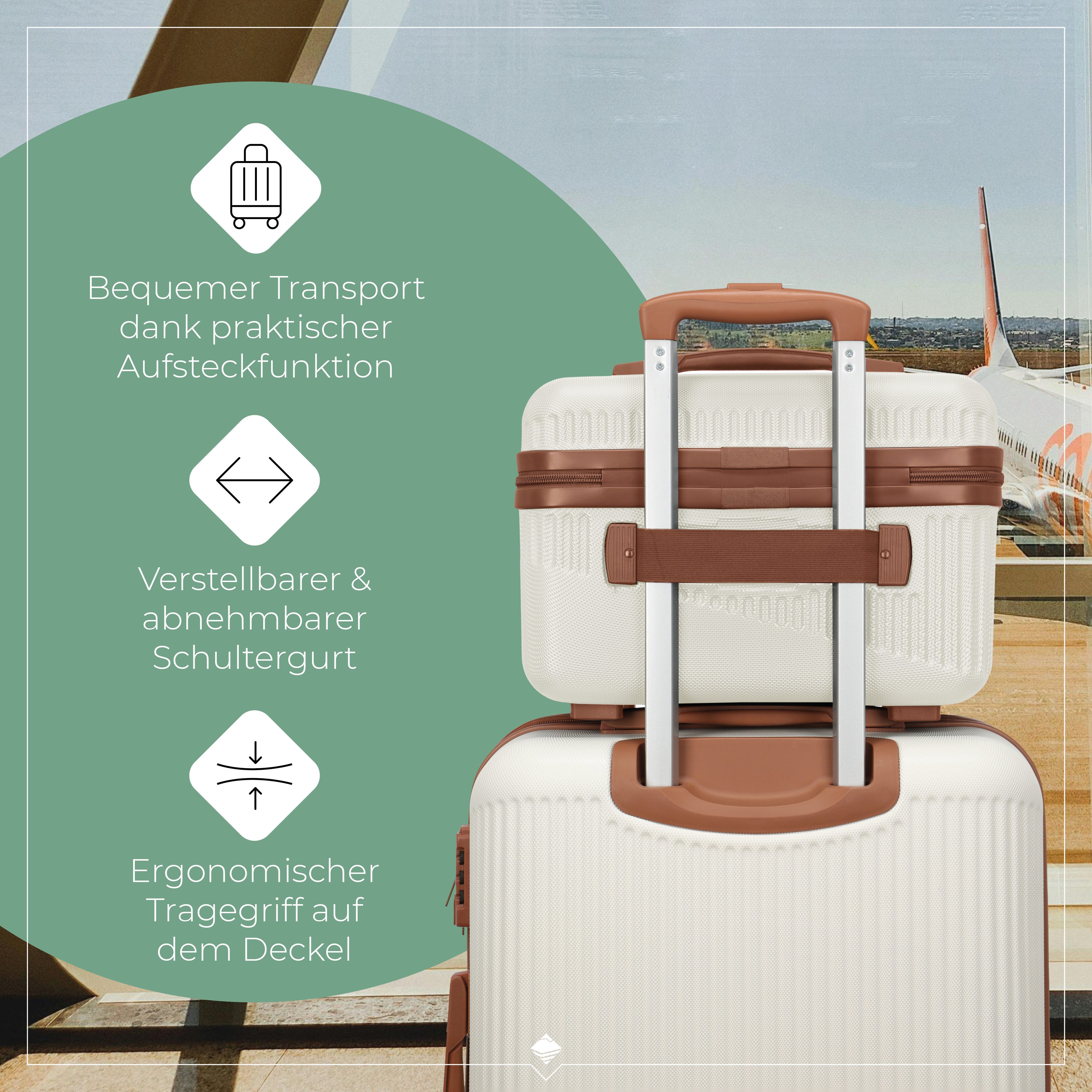 travelite Beautycase BALI Kosmetikkoffer, mit Aufsteckfunktion und Organizer – ideal für Reise und Alltag – Bild 5 von 5