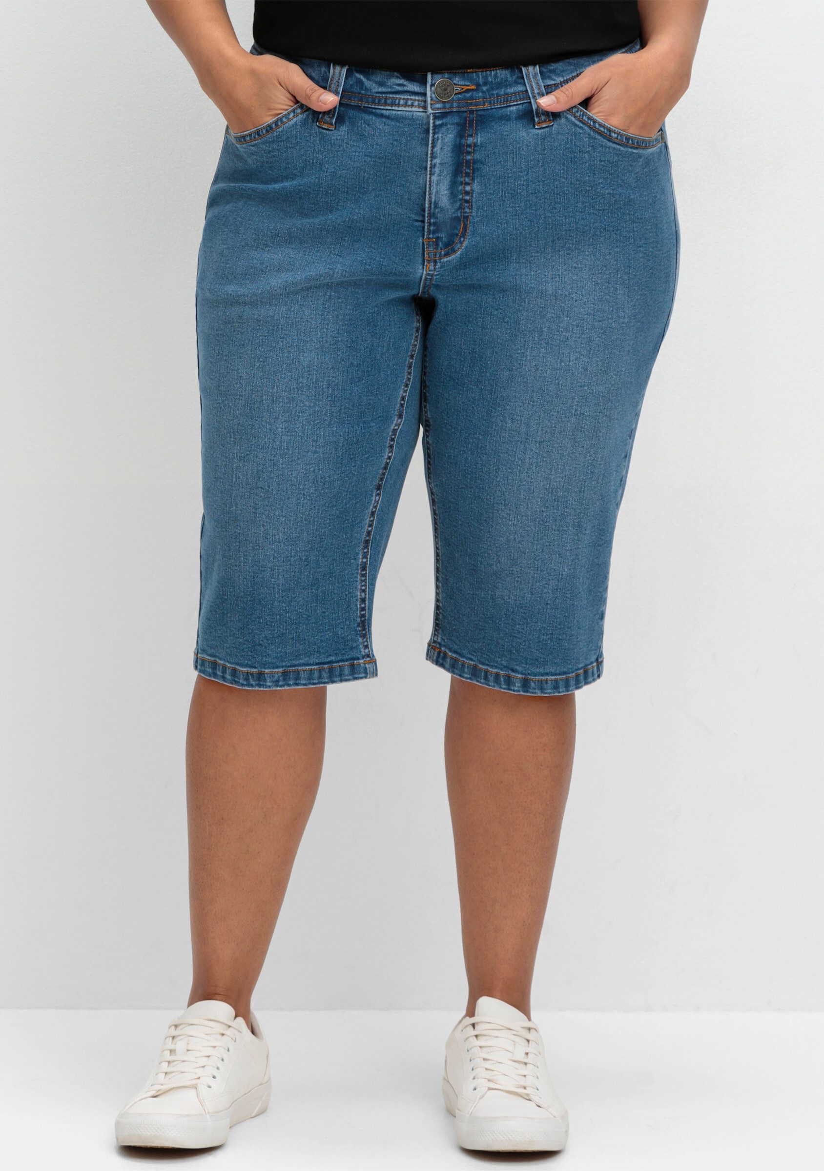 Sheego Jeansshorts Jeansbermudas günstig online kaufen