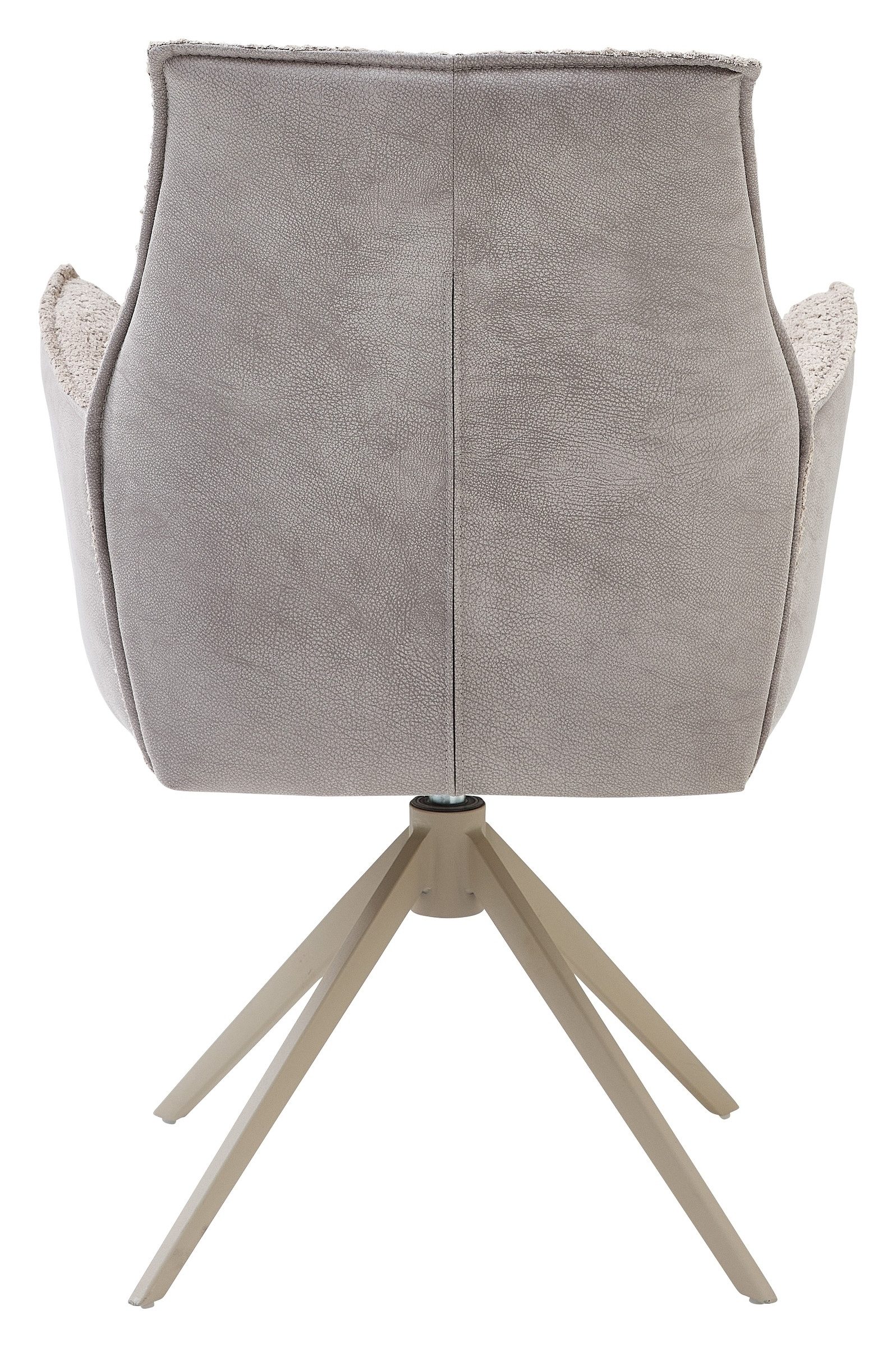 freiraum Armlehnstuhl Kayla (2er Set), (2er Set) drehbar, Bouclestoffbezug taupe, beige - 62x60x92 (BxHxT)