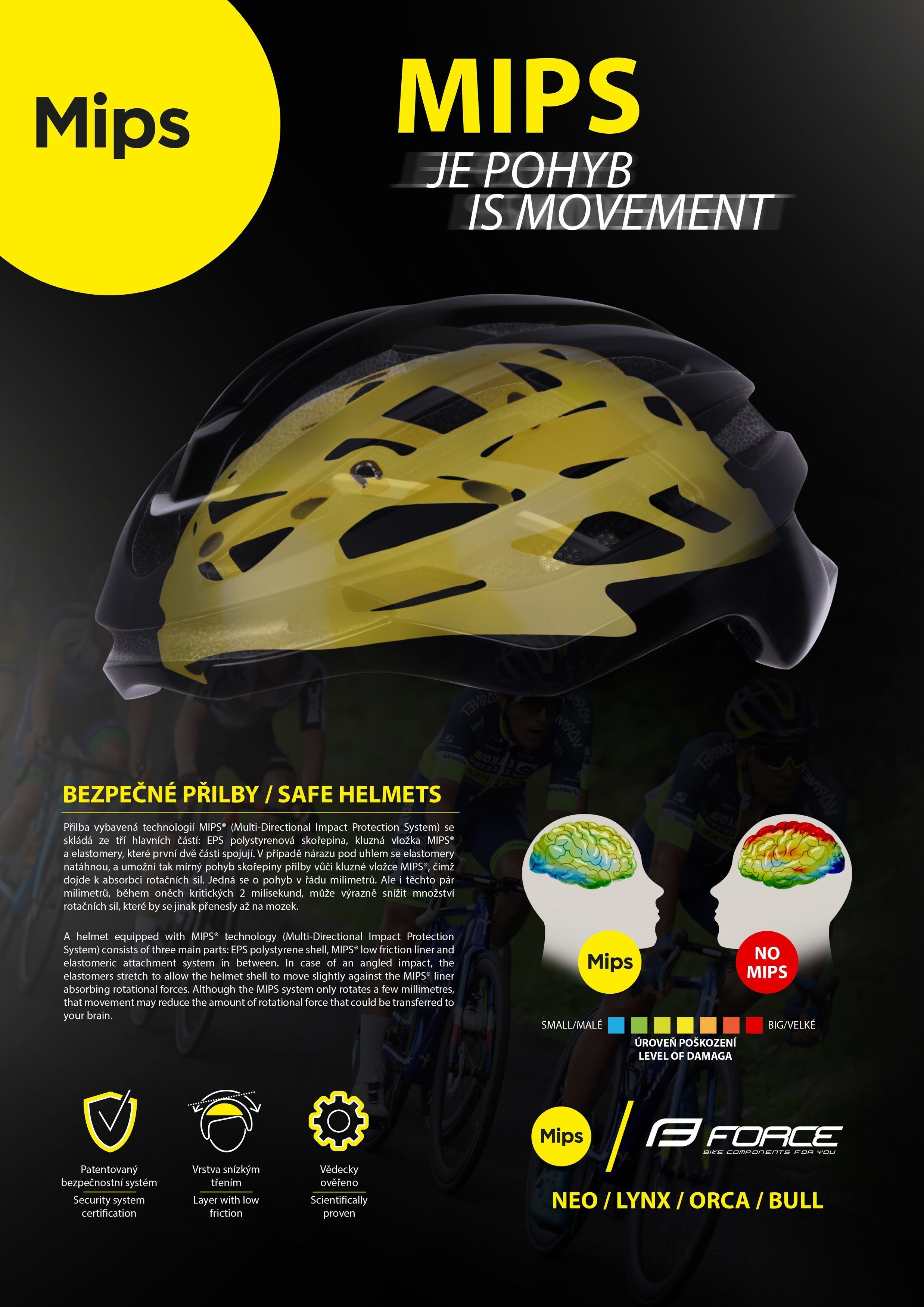 FORCE Fahrradhelm